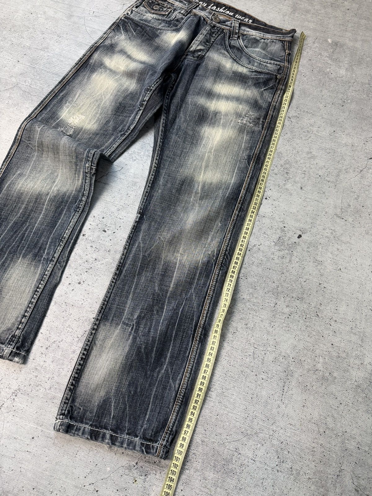 Affliction Affliction Cipo & Baxx Jeans Vintage Y2k 90s USA Style Size US 33 - 6 Thumbnail