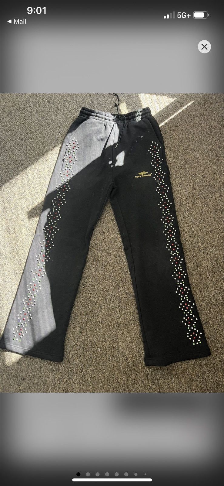 HMDD (Sold )HMDD Crystal Sweats Size US 34 / EU 50 - 1 Thumbnail