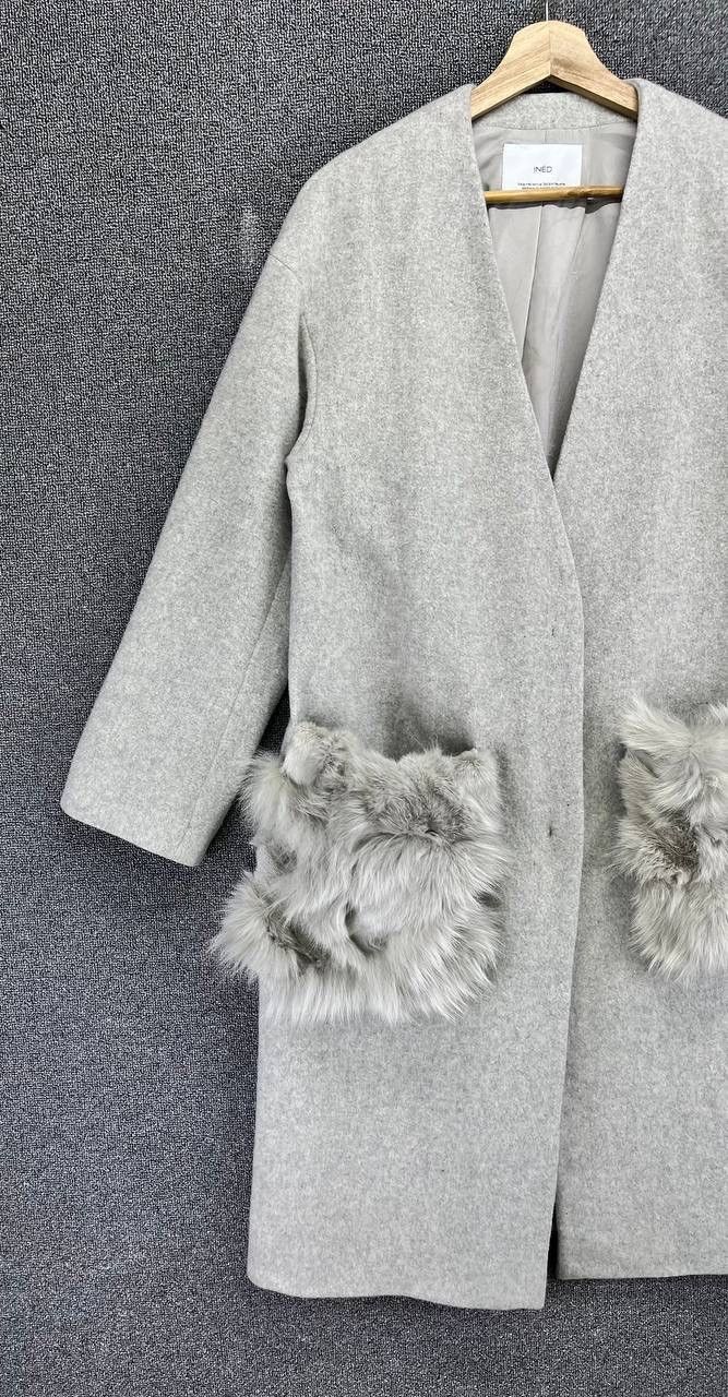 Yohji Yamamoto Vintage Yohji Yamamoto Ined Fur Pocket Long Jacket Size M / US 6-8 / IT 42-44 - 3 Thumbnail