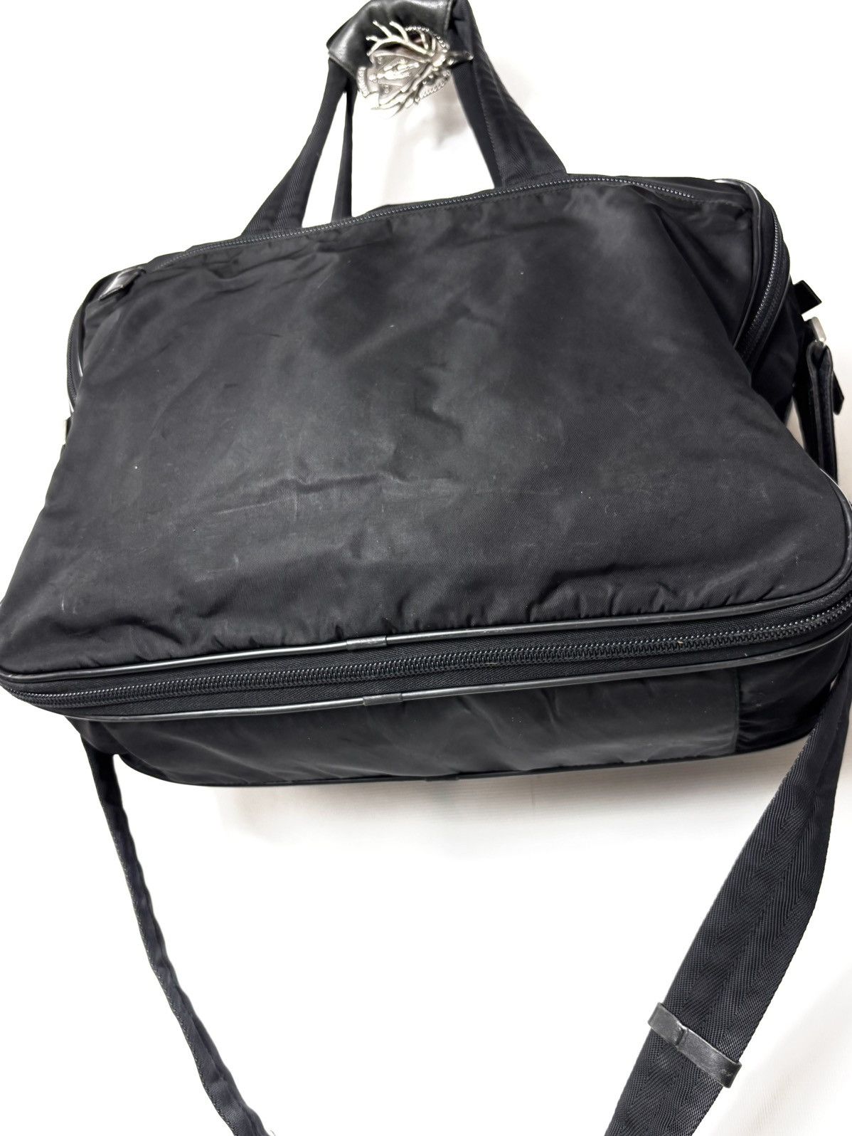 Prada × Vintage Vintage Prada Luggage Nylon Bag Size ONE SIZE - 7 Thumbnail
