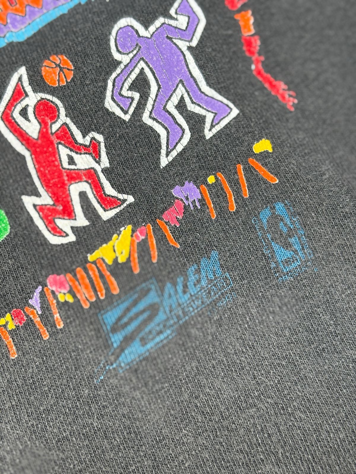 Keith Haring × NBA × Salem Sportswear Very Rare Killer 80s 90s Chicago Bulls Keith Haring Washed Size US L / EU 52-54 / 3 - 6 Thumbnail