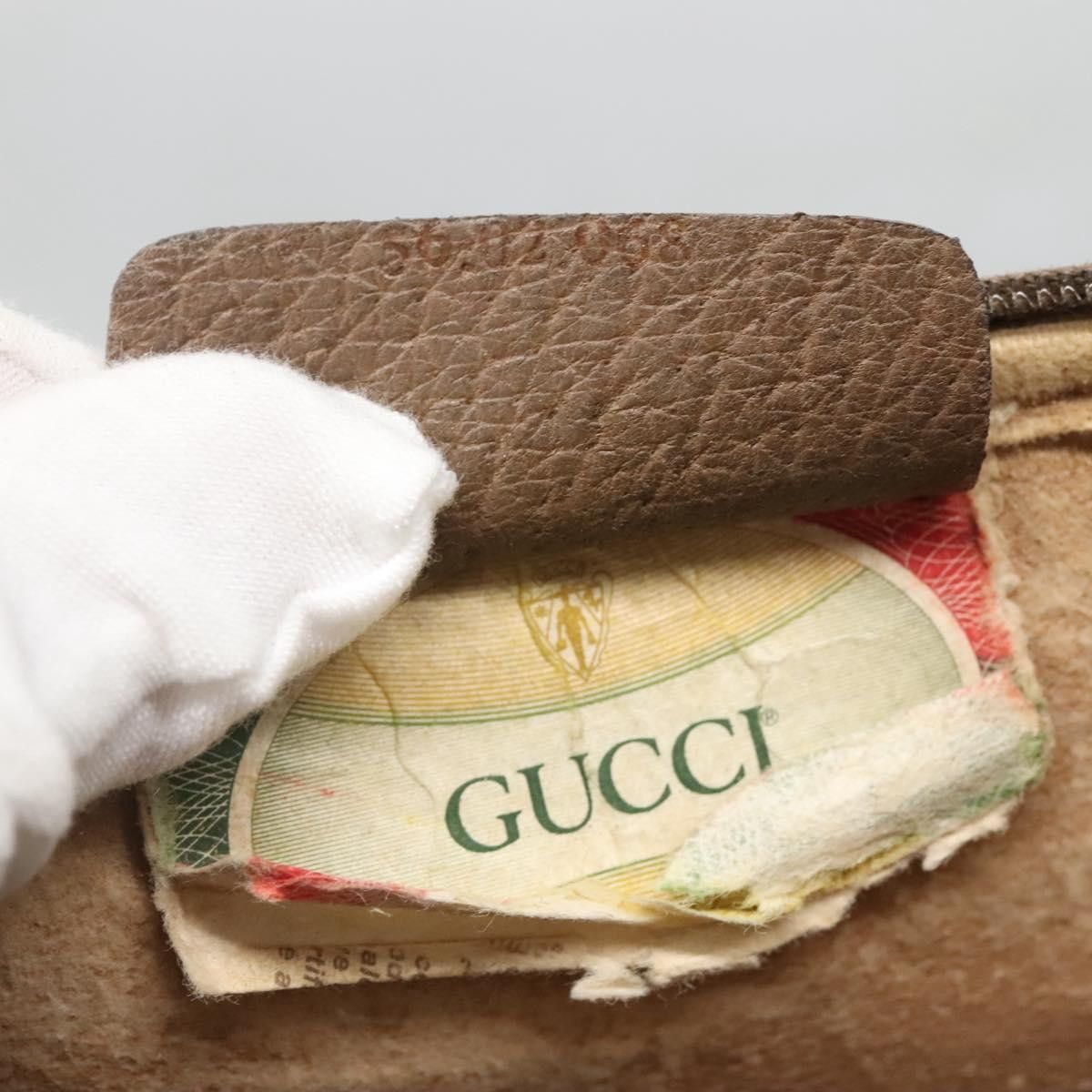 Gucci GUCCI GG Supreme Shoulder Bag Pvc Beige Gold 56 02 068 Size ONE SIZE - 21 Thumbnail