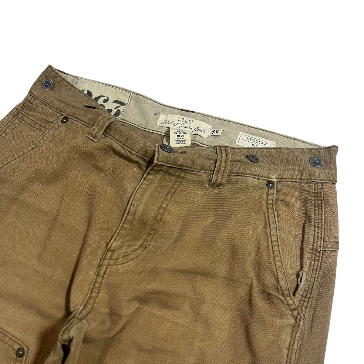 Japanese Brand Double Knee Pants H&M Buckle Back Size US 30 / EU 46 - 2 Thumbnail
