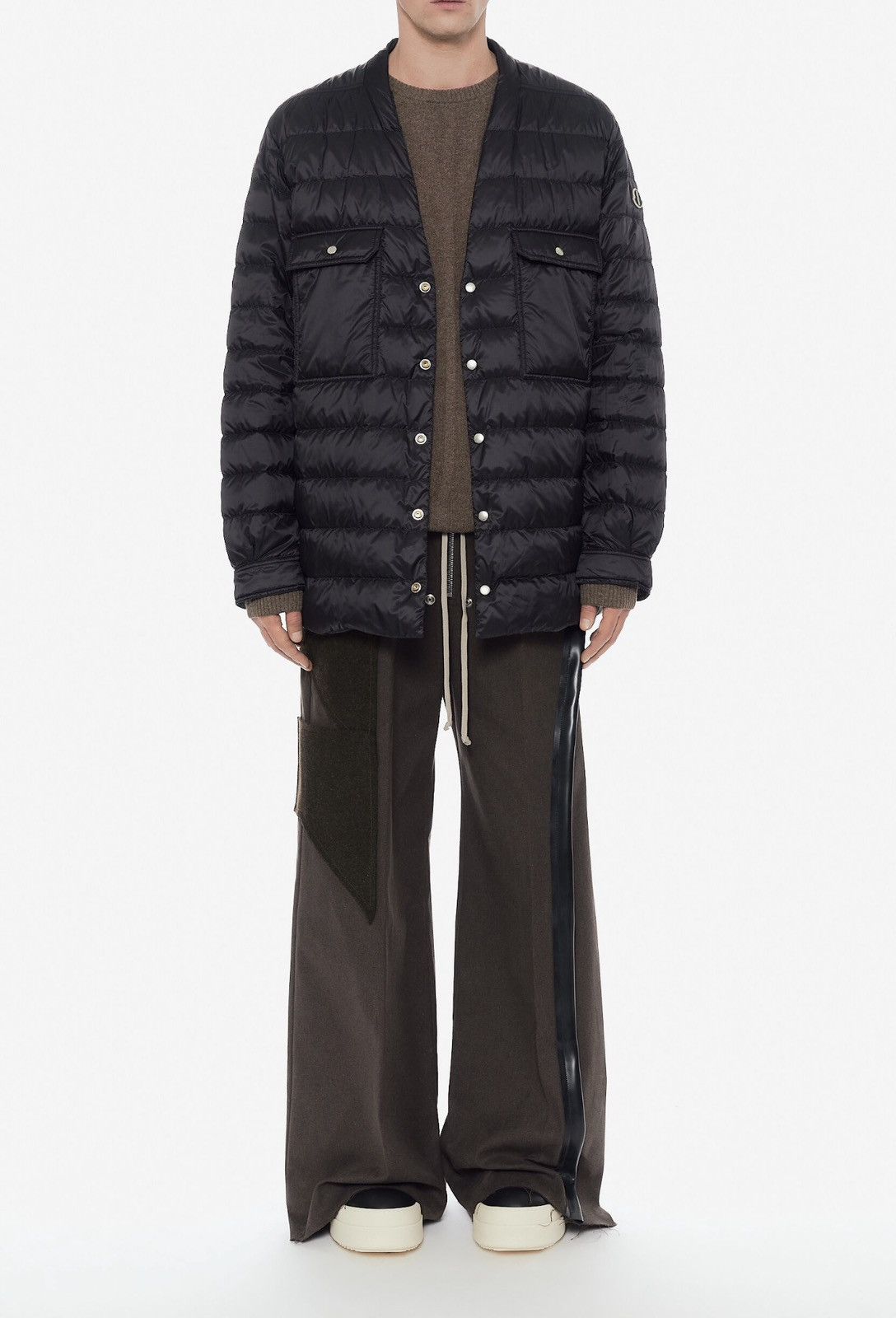 Moncler Last Rick Owens x Moncler Webbing Trimmed Quilted Jacket Size US M / EU 48-50 / 2 - 4 Thumbnail