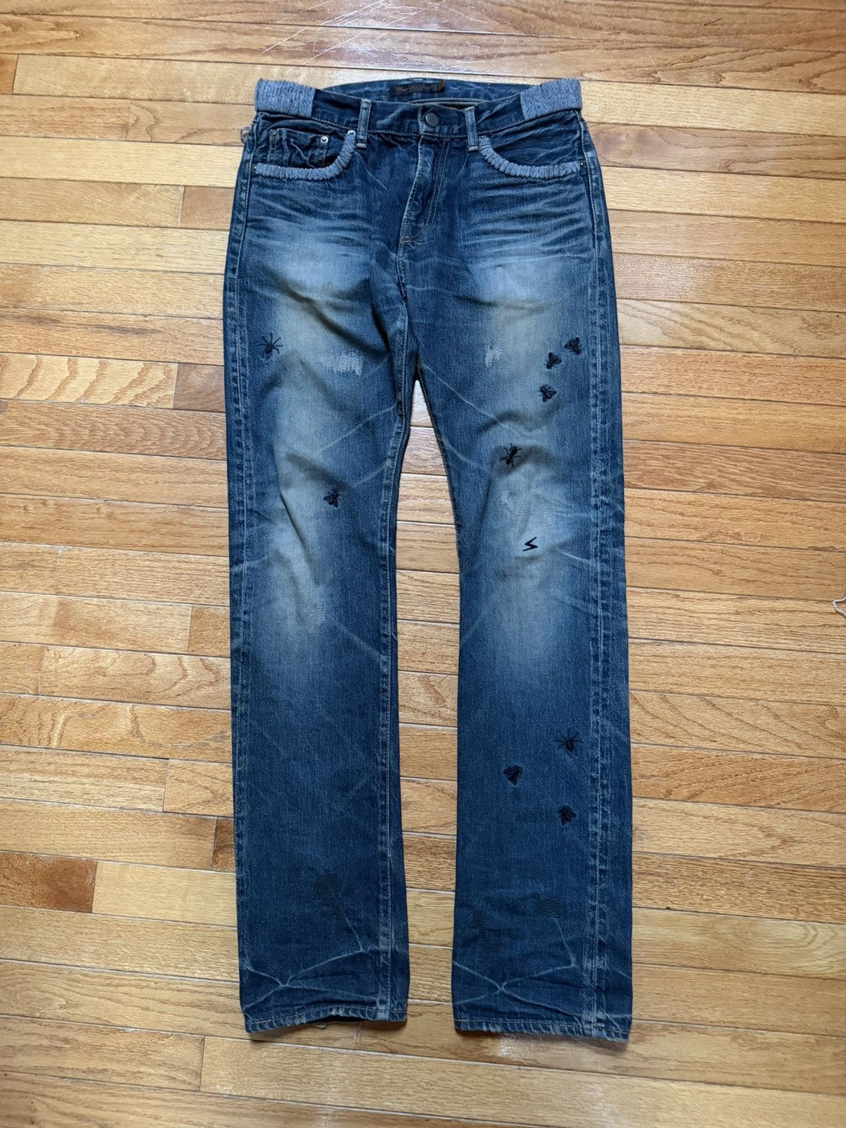 Undercover Undercover AW06 Guru Guru Bug / Insect Denim Size US 30 / EU 46 - 1 Thumbnail
