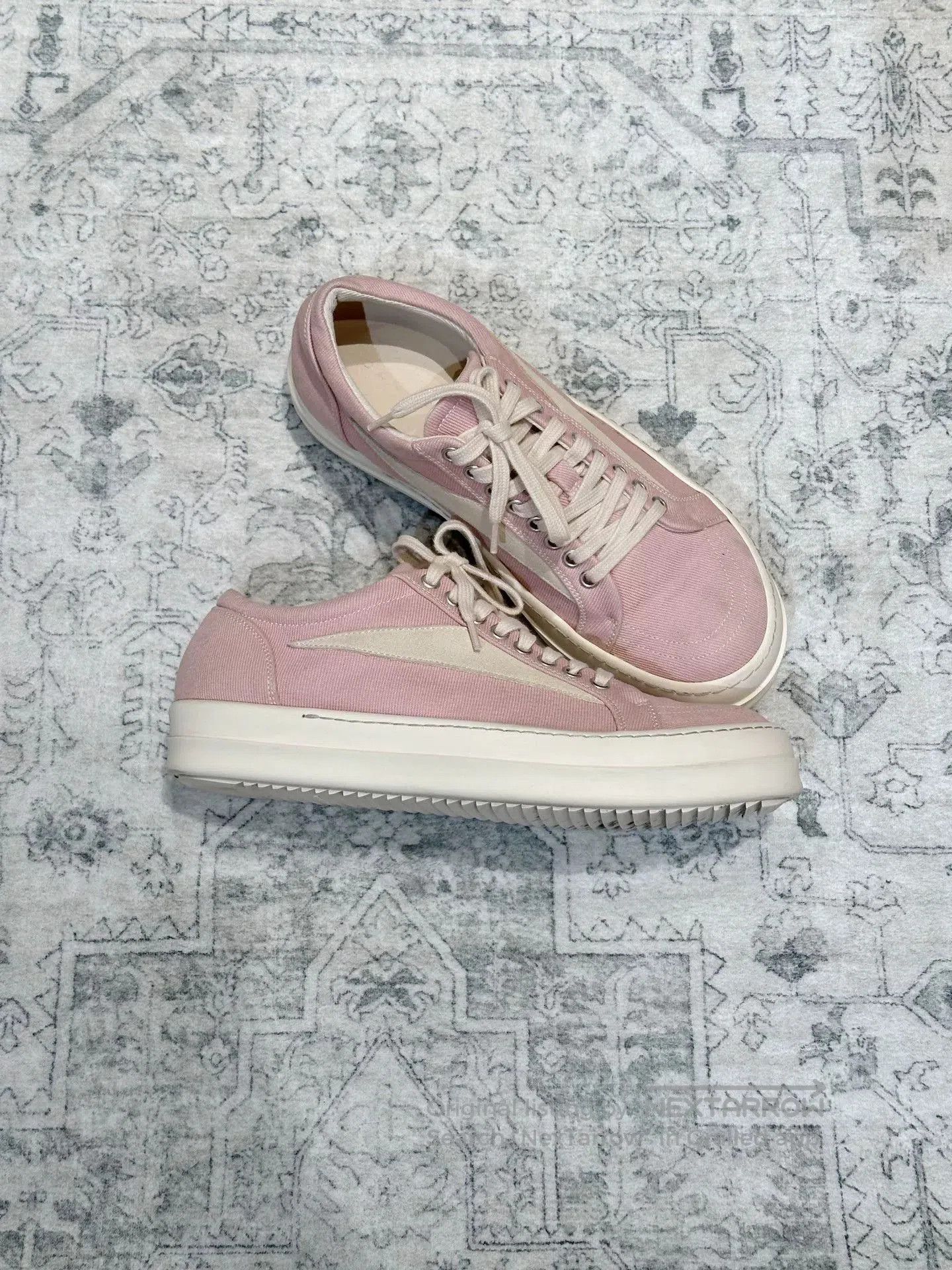 Rick Owens Rick Owens x Vans Canvas Pink Shoes. Size US 8.5 / EU 41-42 - 2 Thumbnail