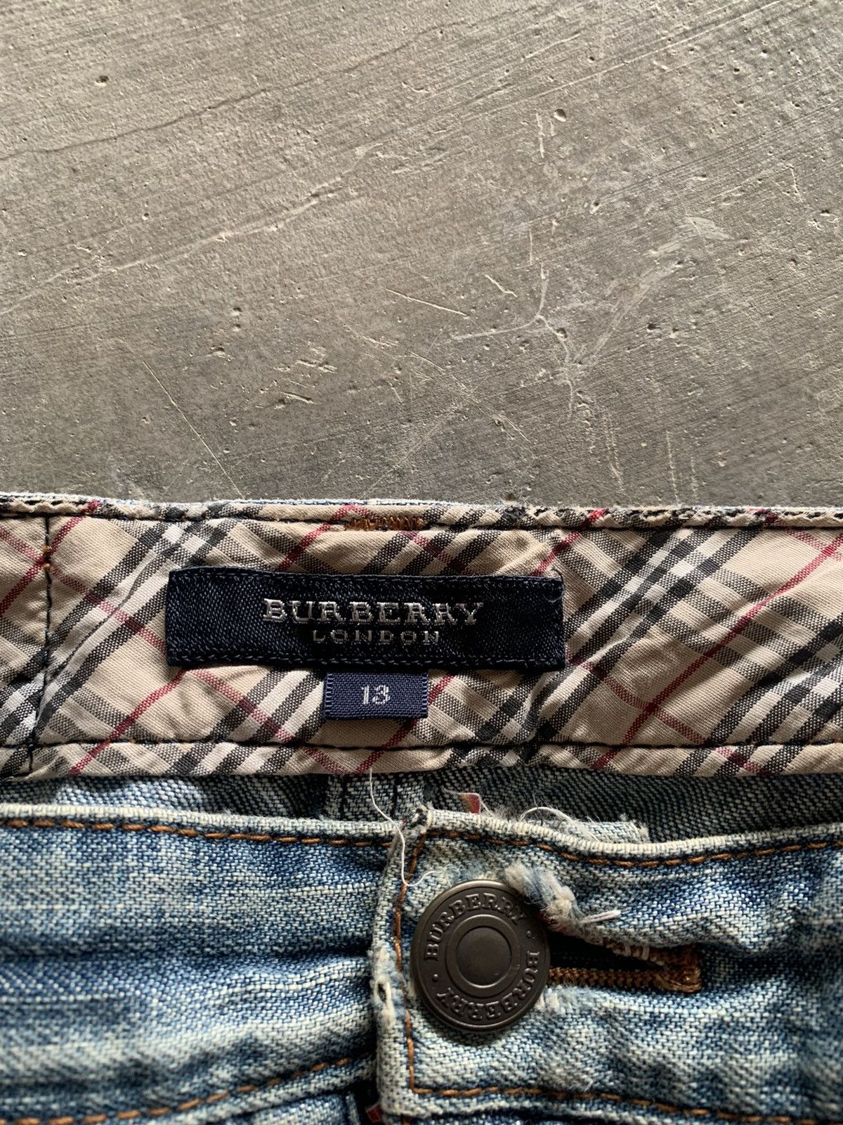 Burberry × Designer × Vintage vintage BURBERRY distressed baggy jeans y2k style Size US 32 / EU 48 - 6 Thumbnail