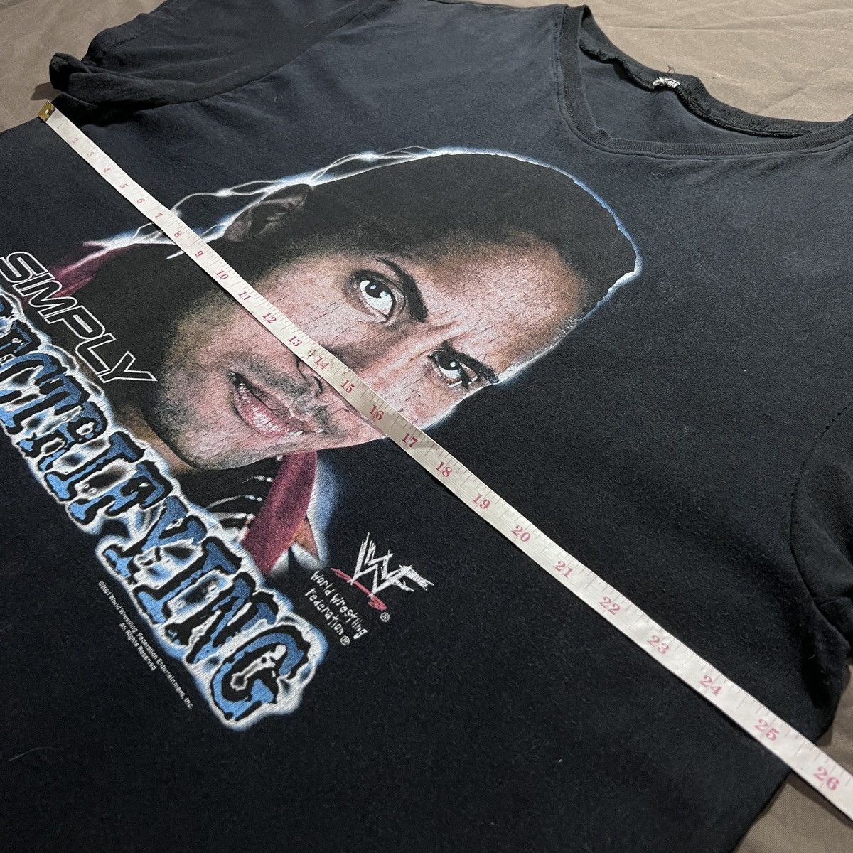 WWF Vintage The Rock Big Face WWF Wrestling Tee 2XL Size US XXL / EU 58 / 5 - 9 Thumbnail