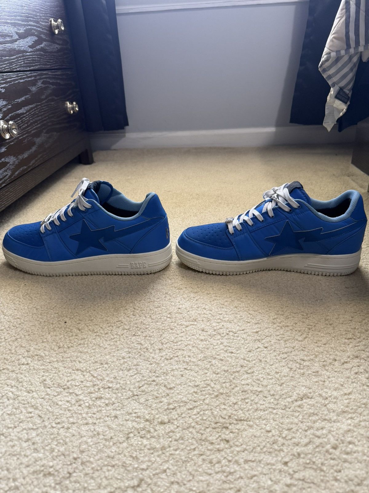 Bape Stash x Bapesta low M2 ‘Blue’ Size US 13 / EU 46 - 4 Thumbnail