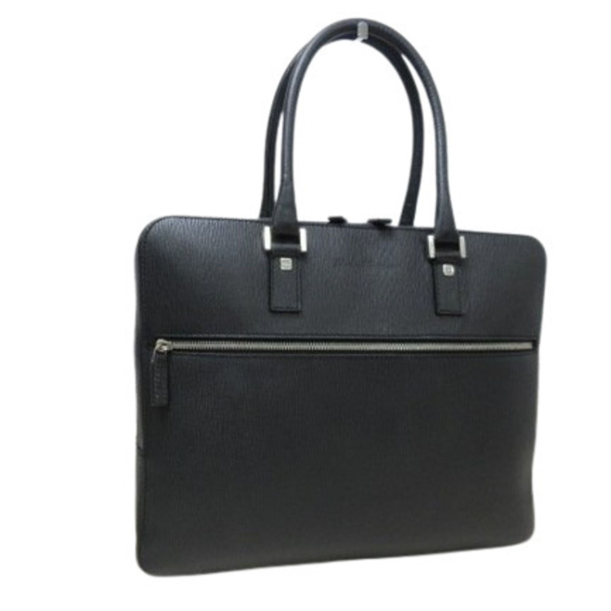Salvatore Ferragamo Ferragamo Revival Bag FZ-24 9477 Black Leather Men's