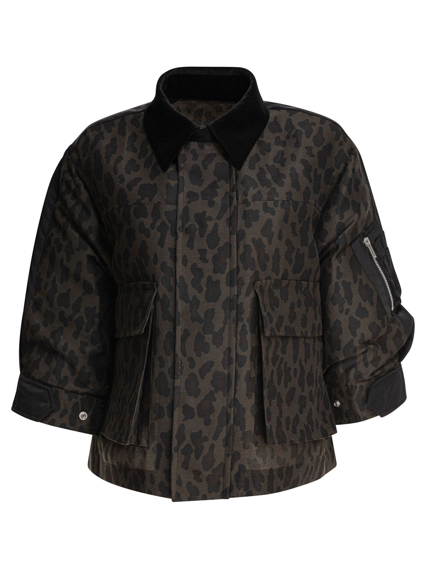 Sacai NYLON BOMBER JACKET | Grailed
