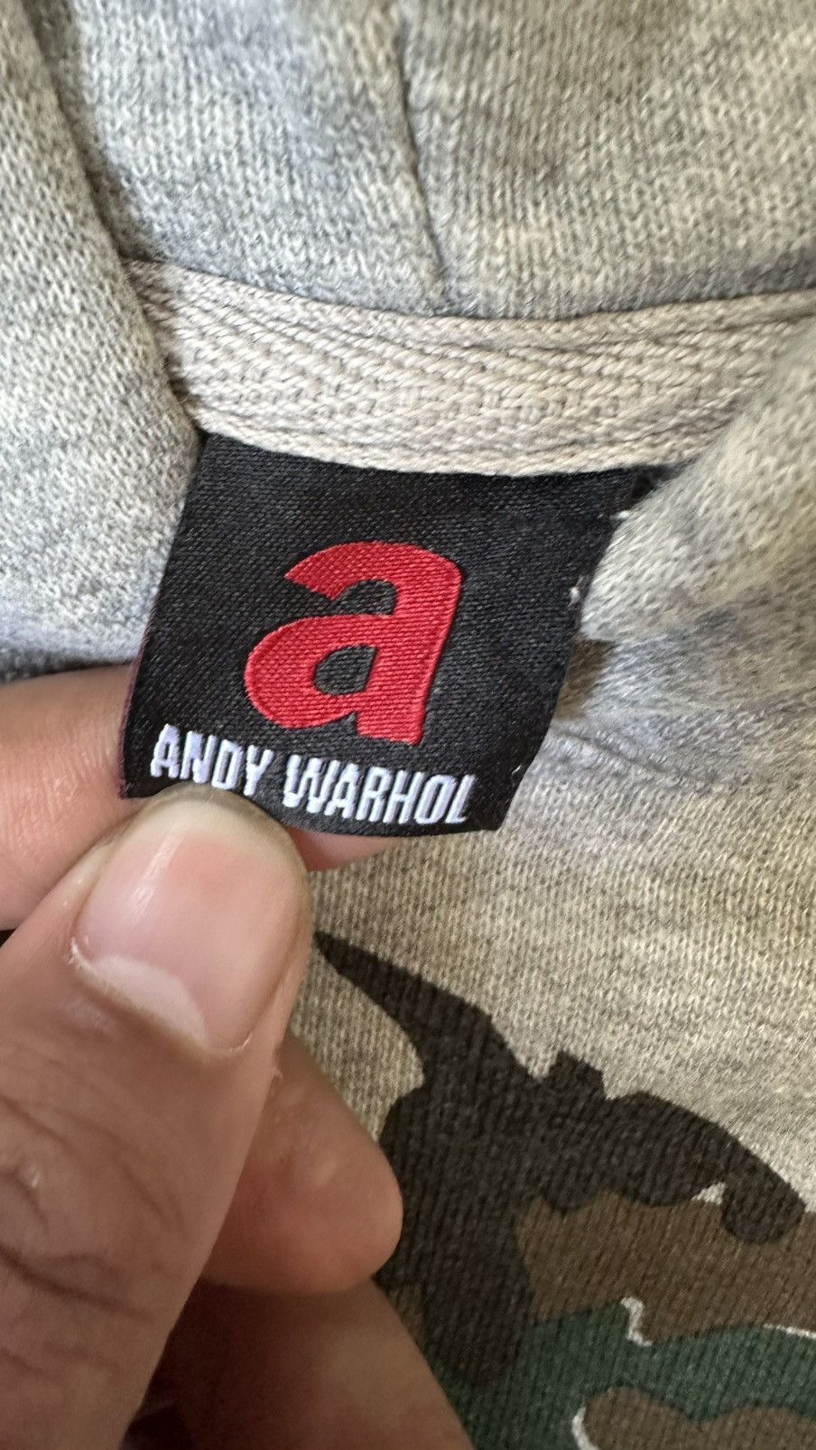 Andy Warhol VINTAGE ANDY WARHOL HOODIE Size US L / EU 52-54 / 3 - 7 Thumbnail