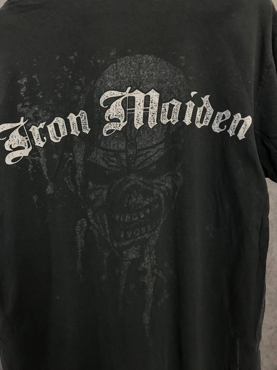 Band Tees × Iron Maiden × Vintage Iron Maiden 2011 vintage rock band skull overprinted tee Size US XL / EU 56 / 4 - 5 Thumbnail