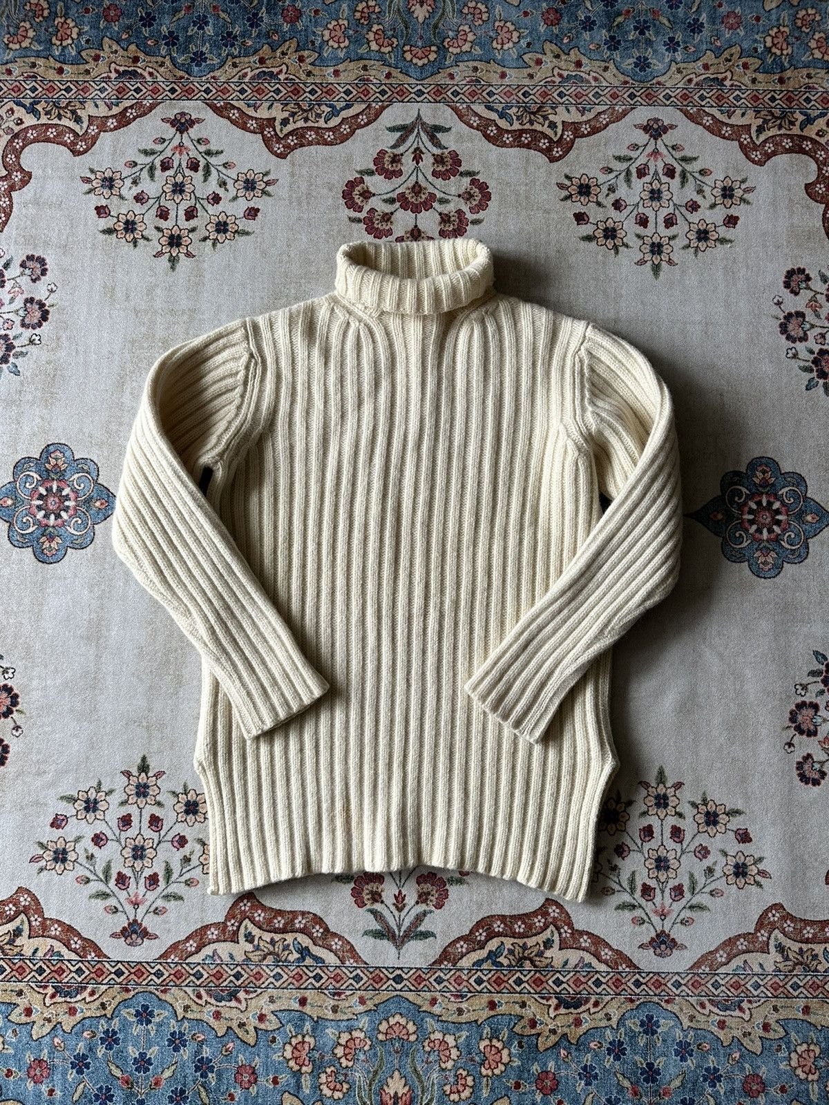 Yohji Yamamoto Archive Y’s for men / Yohji Yamamoto Cable Wool Turtleneck Size US S / EU 44-46 / 1 - 2 Thumbnail