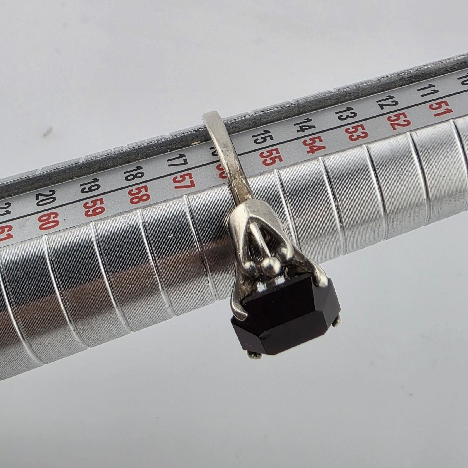 Other Sterling Silver Ring SARAH COVENTRY Garnet Solitaire 7.75 Size ONE SIZE - 4 Thumbnail