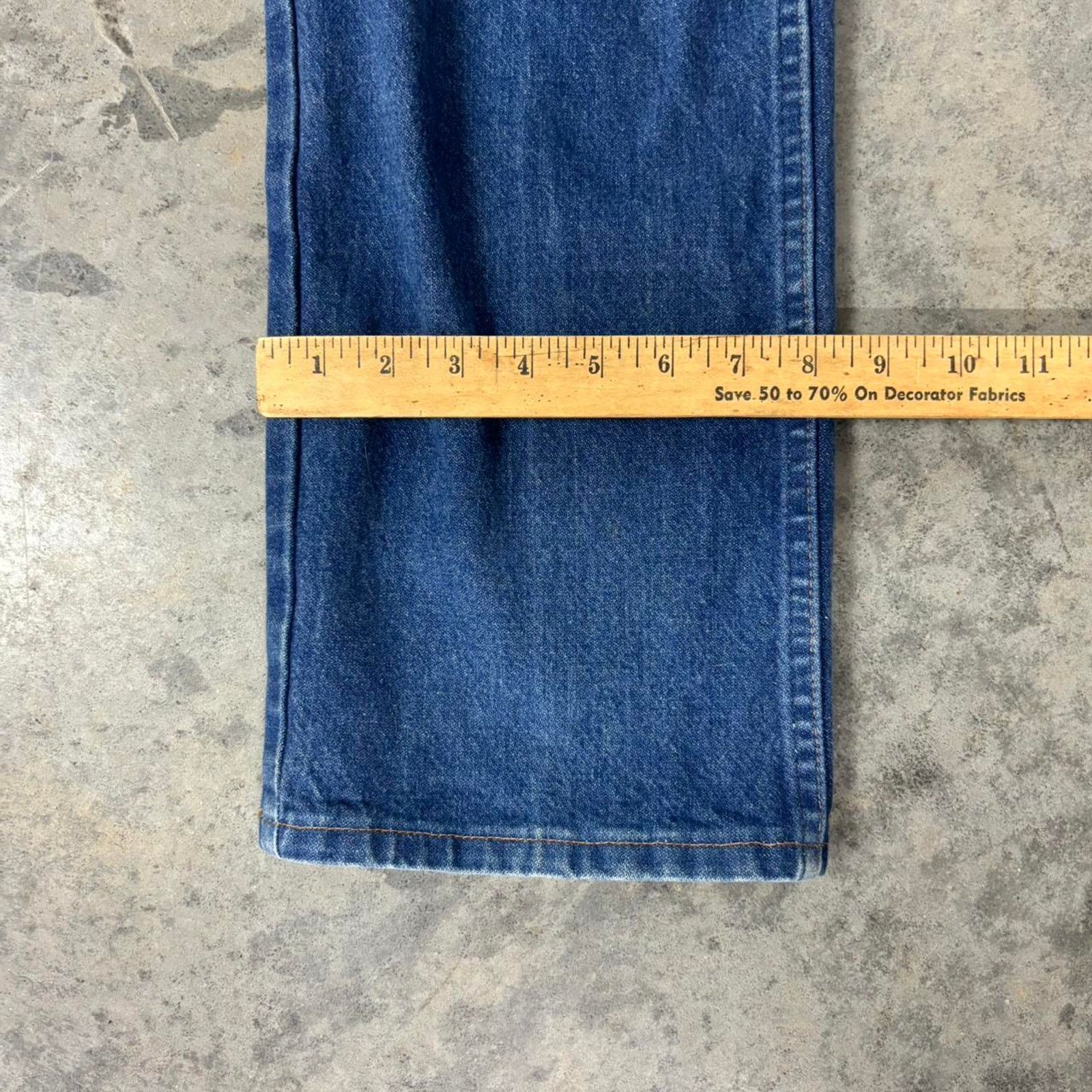 Wrangler 90s Wrangler Loose Fit Medium Wash Blue Jeans Size US 34 / EU 50 - 6 Thumbnail