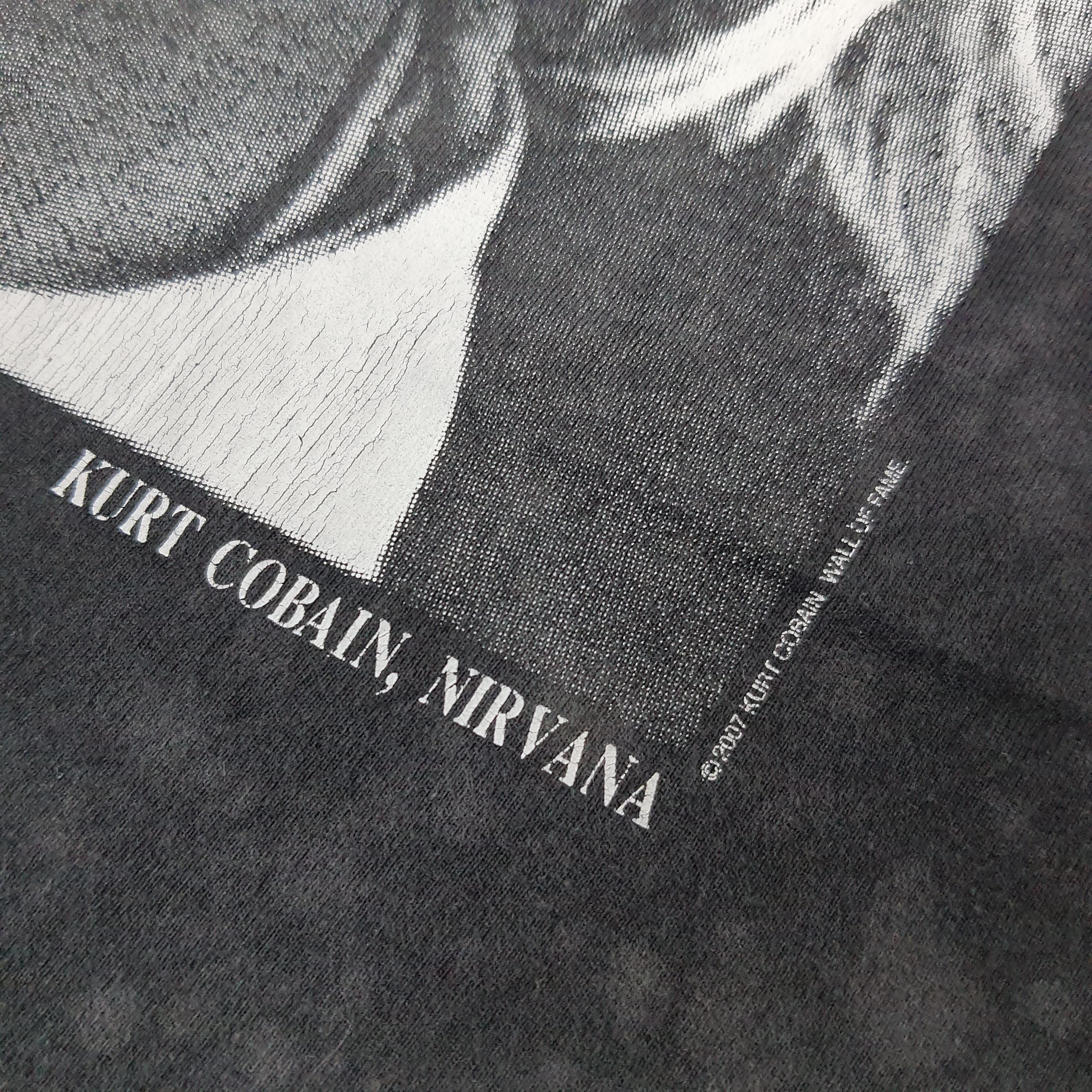 Band Tees × Vintage Vintage Kurt Cobain Photo Tee Band Tshirt Size US L / EU 52-54 / 3 - 3 Thumbnail