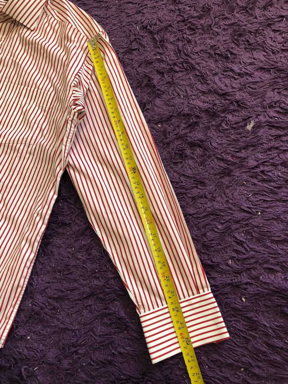 Valentino Valentino STRIPED Button Up Shirt Long Sleeve Size US XL / EU 56 / 4 - 10 Thumbnail