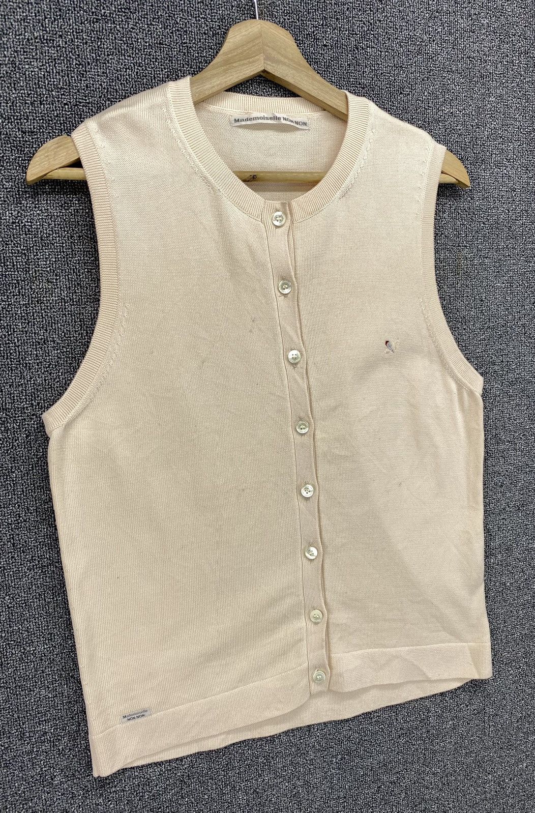 Issey Miyake Vintage Issey Miyake Mademoiselle Non Non Button Up Vest Size L / US 10 / IT 46 - 2 Thumbnail
