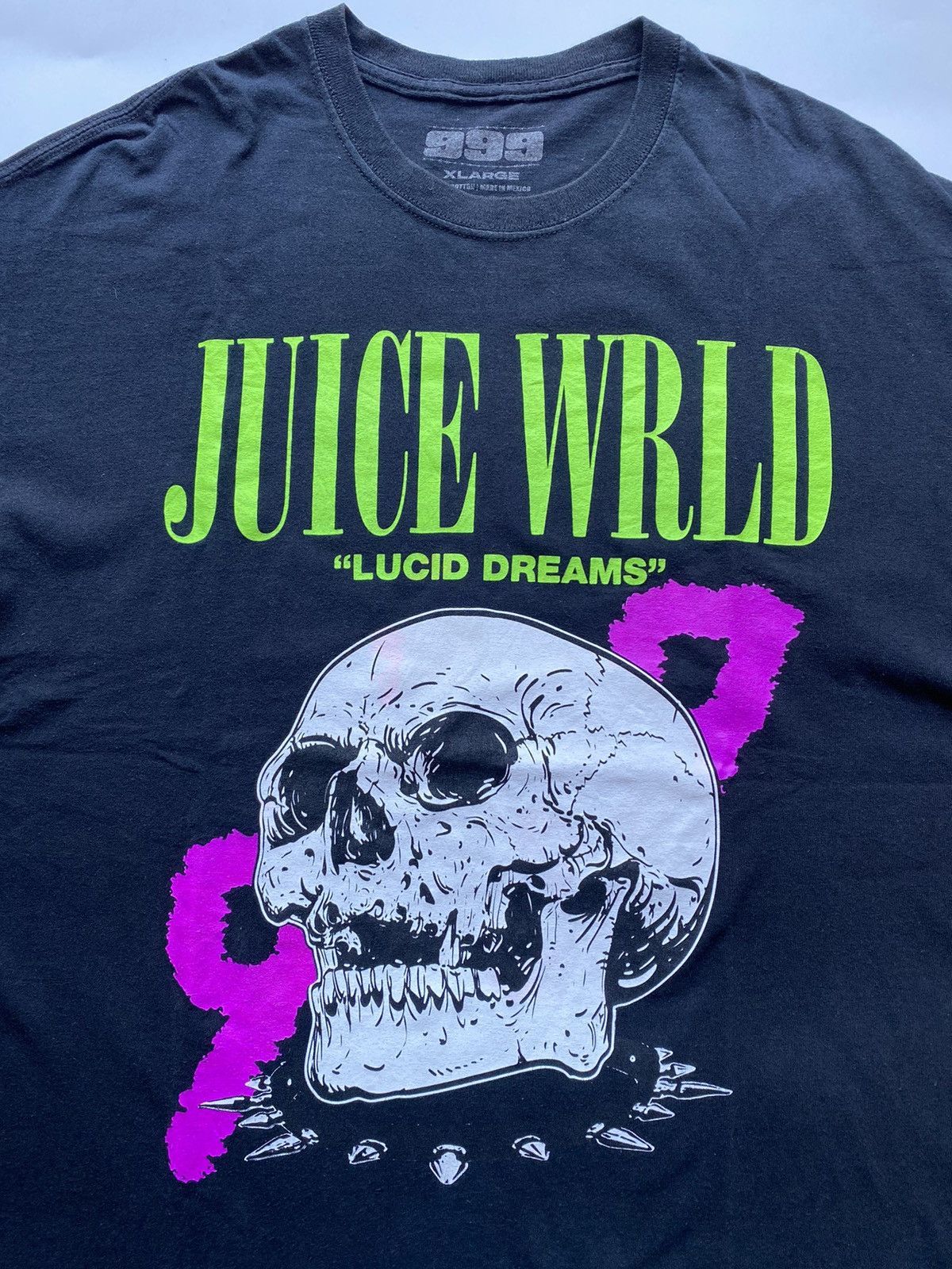 Rap Tees Mens 999 Black Juice Wrld "Lucid Dreams" T Shirt Sz XL Size US XL / EU 56 / 4 - 2 Thumbnail