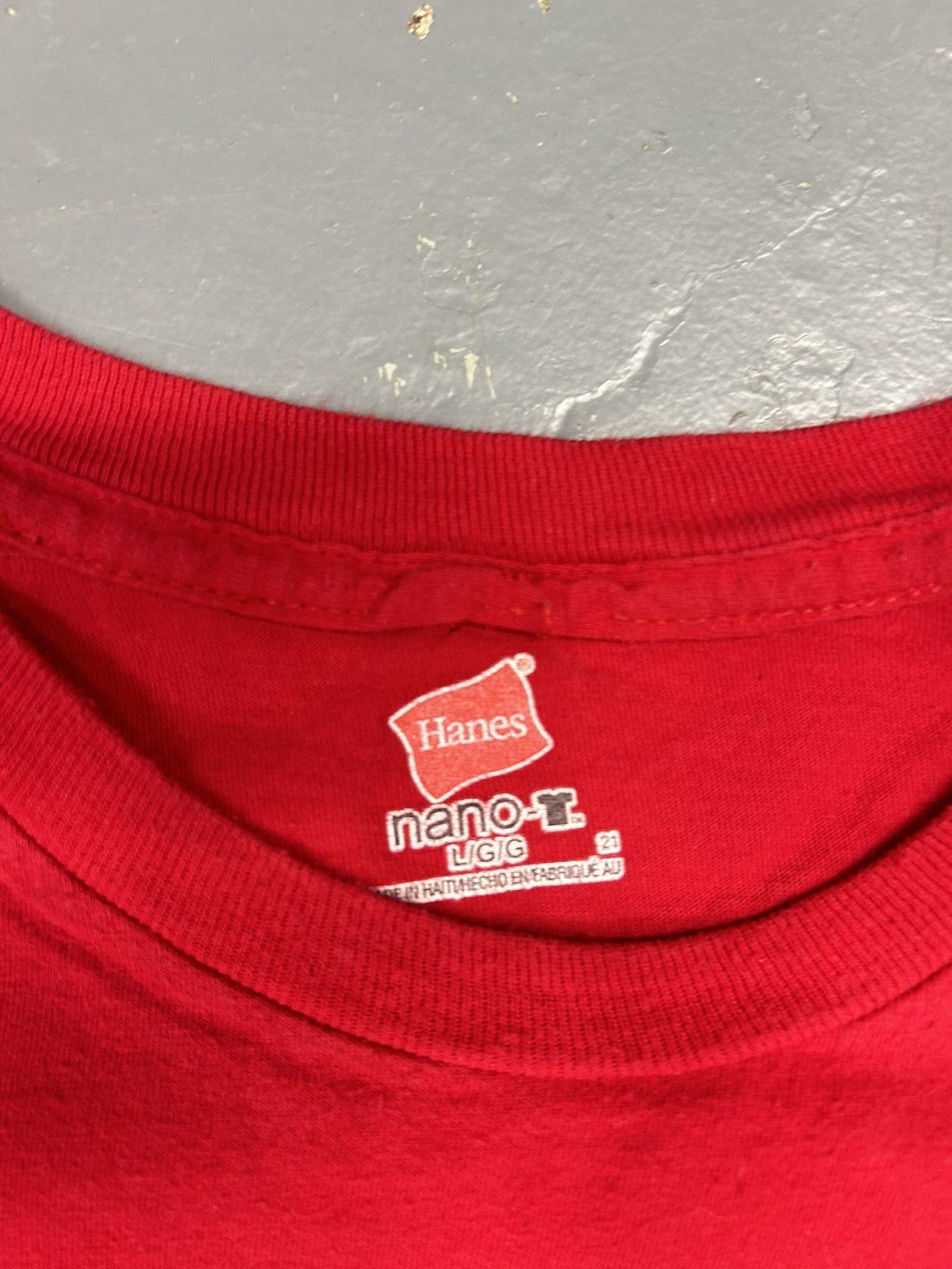 Harley Davidson × Vintage Crazy Vintage Y2K Red Harley Davidson Graphic Tee Shirt Size US L / EU 52-54 / 3 - 4 Thumbnail
