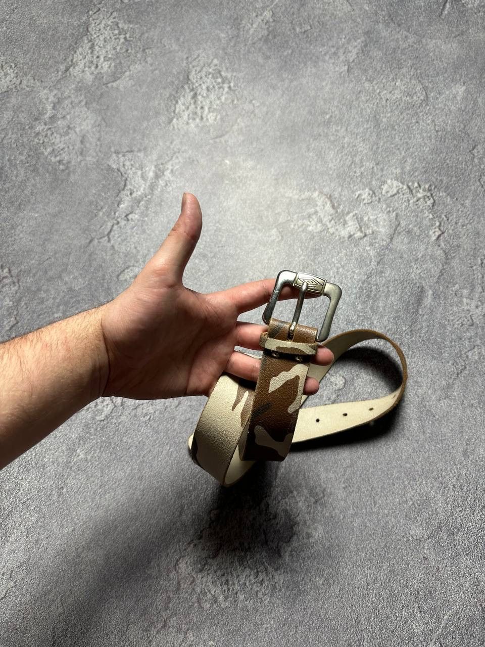 Umbro × Vintage Vintage Camo Leather Umbro Belt Size ONE SIZE - 5 Thumbnail