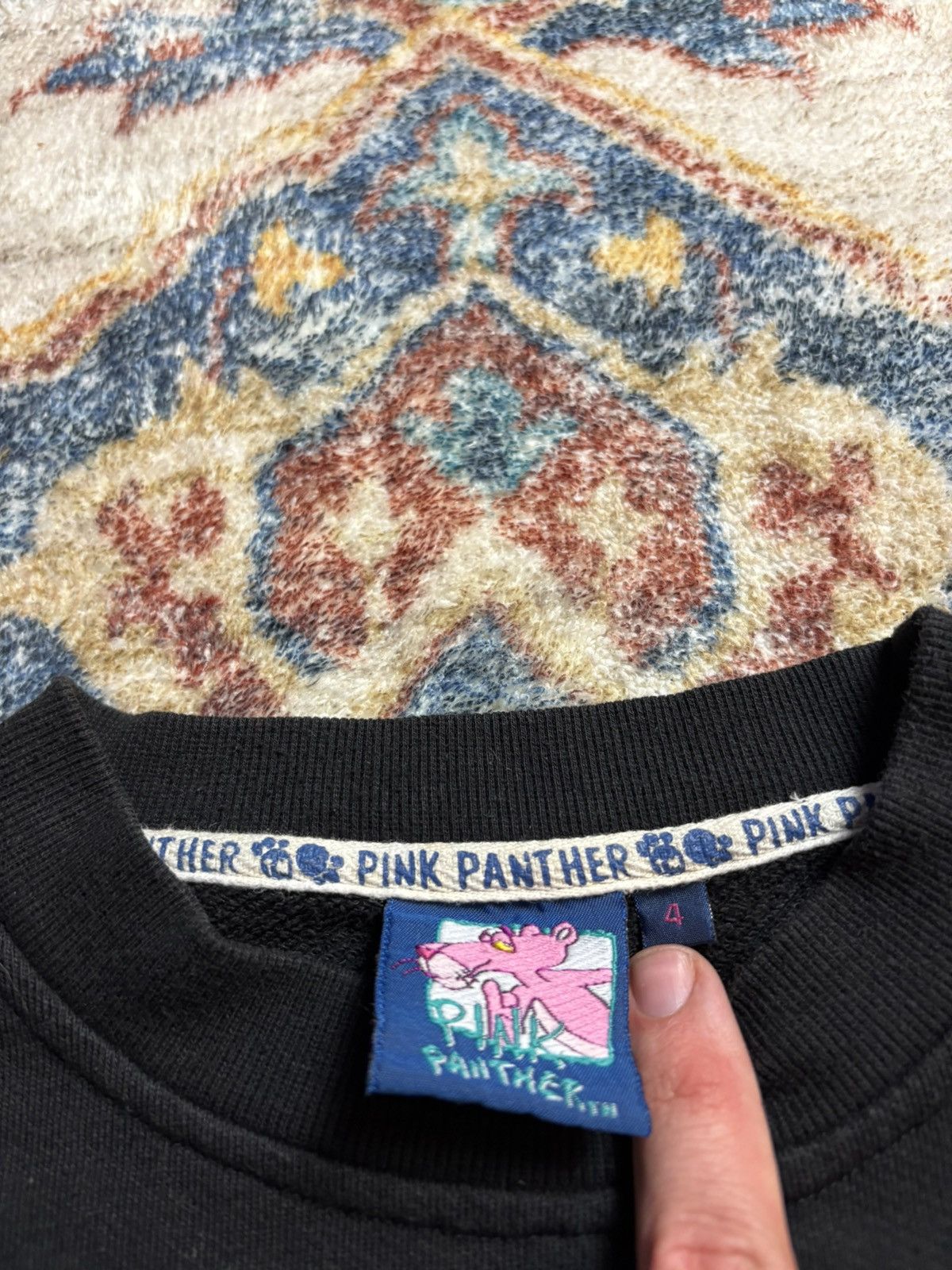 Vintage Vintage Pink Panther Crewneck Medium Size US M / EU 48-50 / 2 - 3 Thumbnail