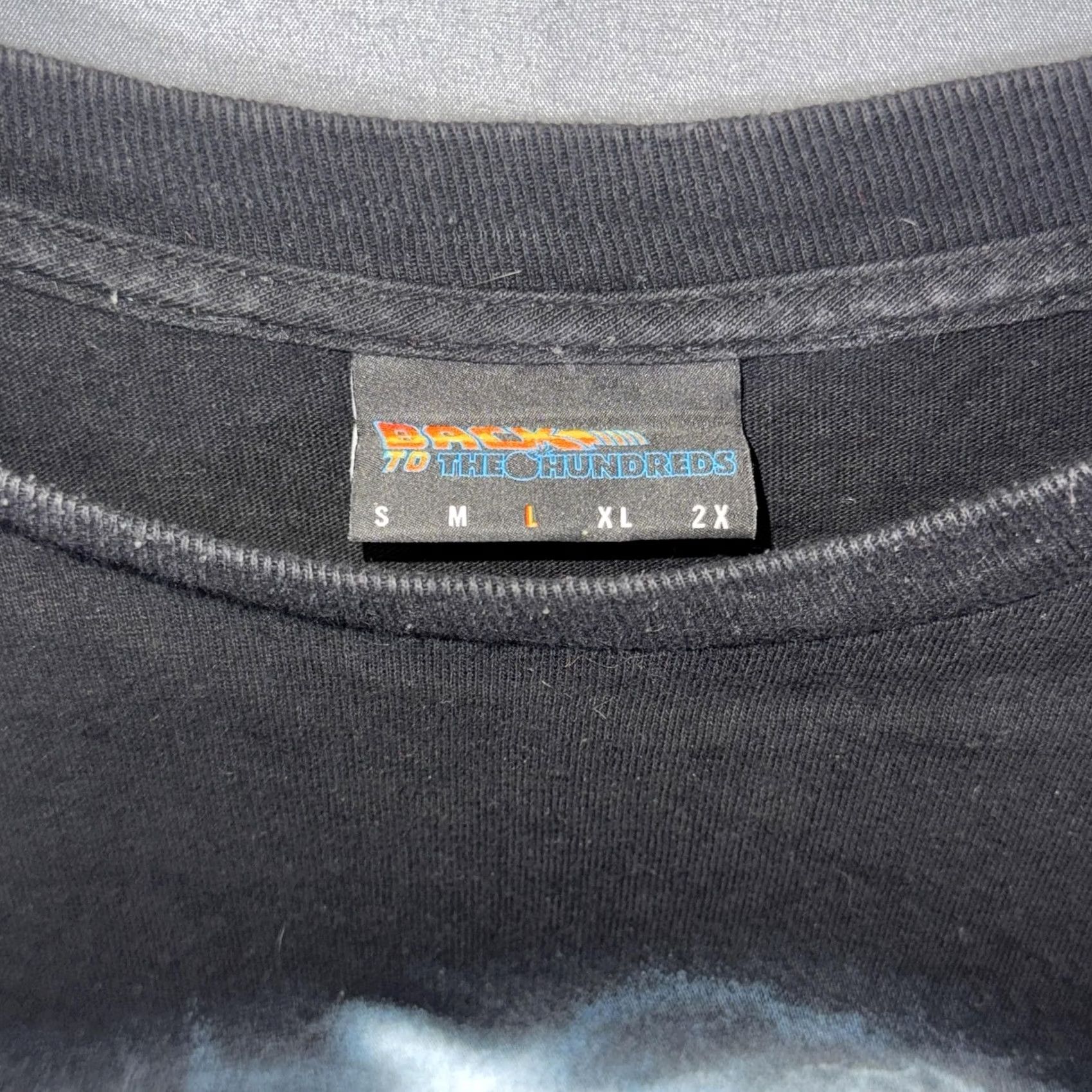 The Hundreds Back to the Future Shirt Mens Large Black Long Sleeve The Hundreds DeLorean Size US L / EU 52-54 / 3 - 3 Thumbnail