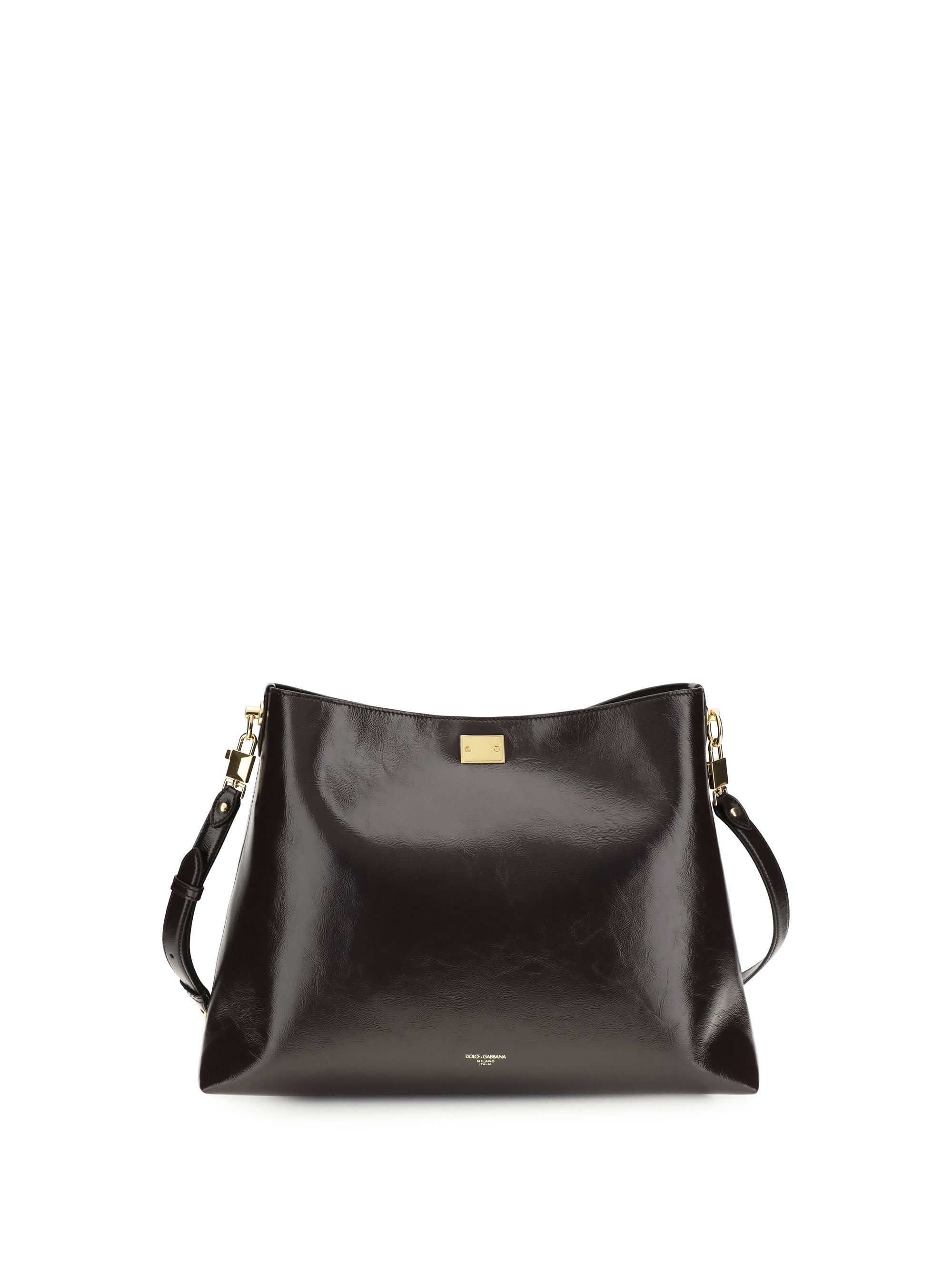 Dolce & Gabbana Large Vittoria leather Shoulder Bag Size ONE SIZE - 1 Thumbnail