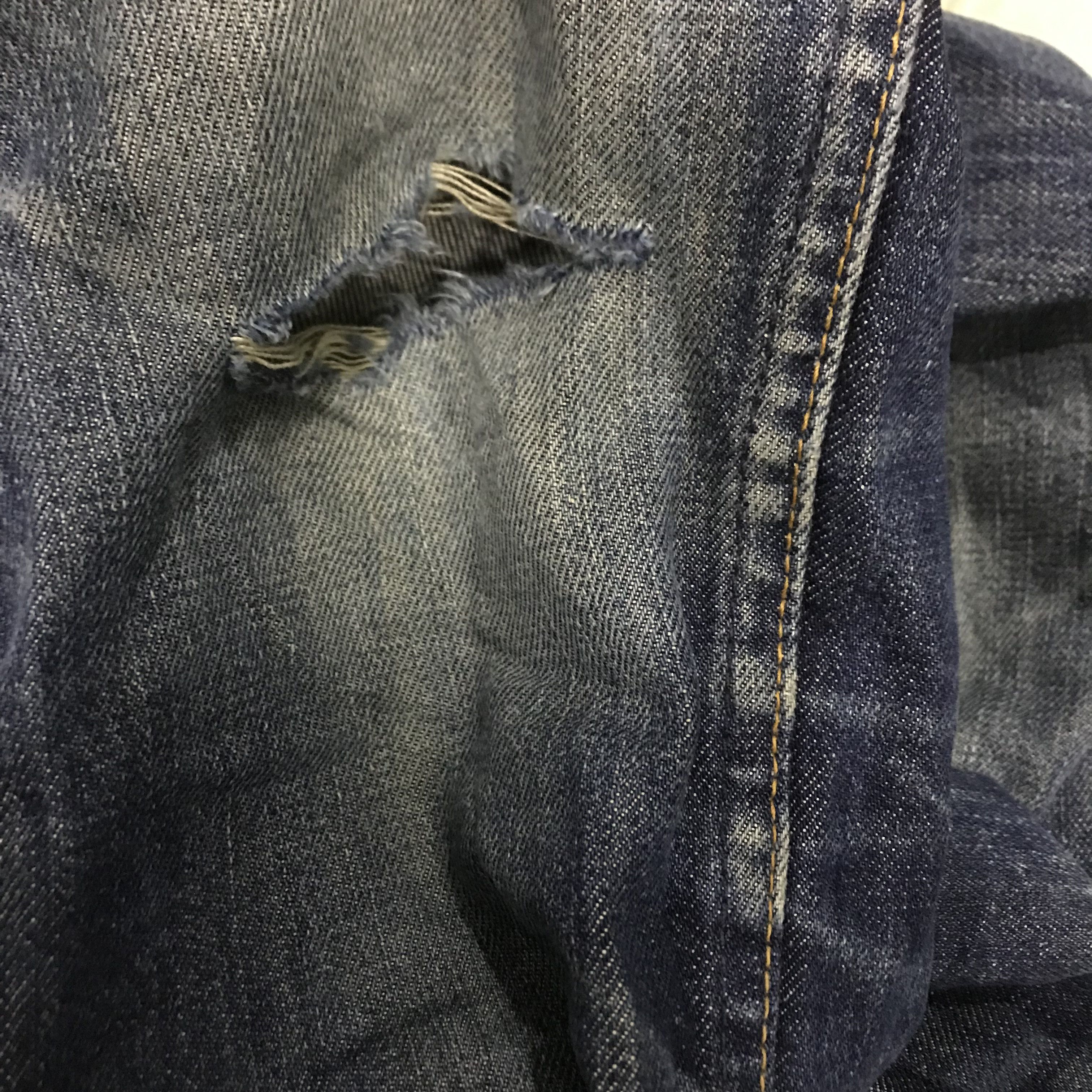 Levi's Vintage Levis 606 Slim Tapered Distressed Whiskered Faded Size US 29 - 17 Thumbnail