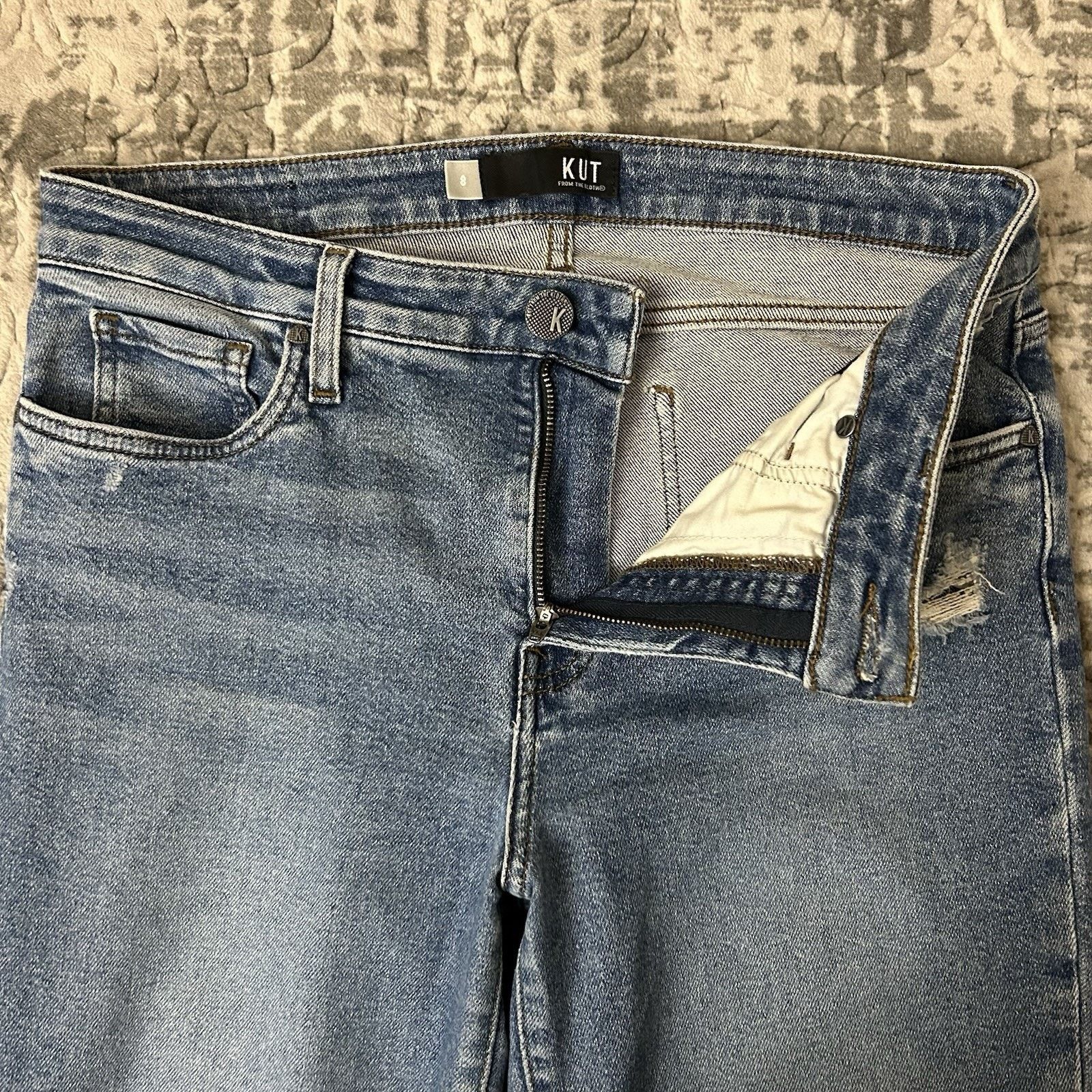 Other KUT from the Kloth High-Rise Fab AB Cigarette Leg- Size 8 Size 30" / US 8 / IT 44 - 3 Thumbnail