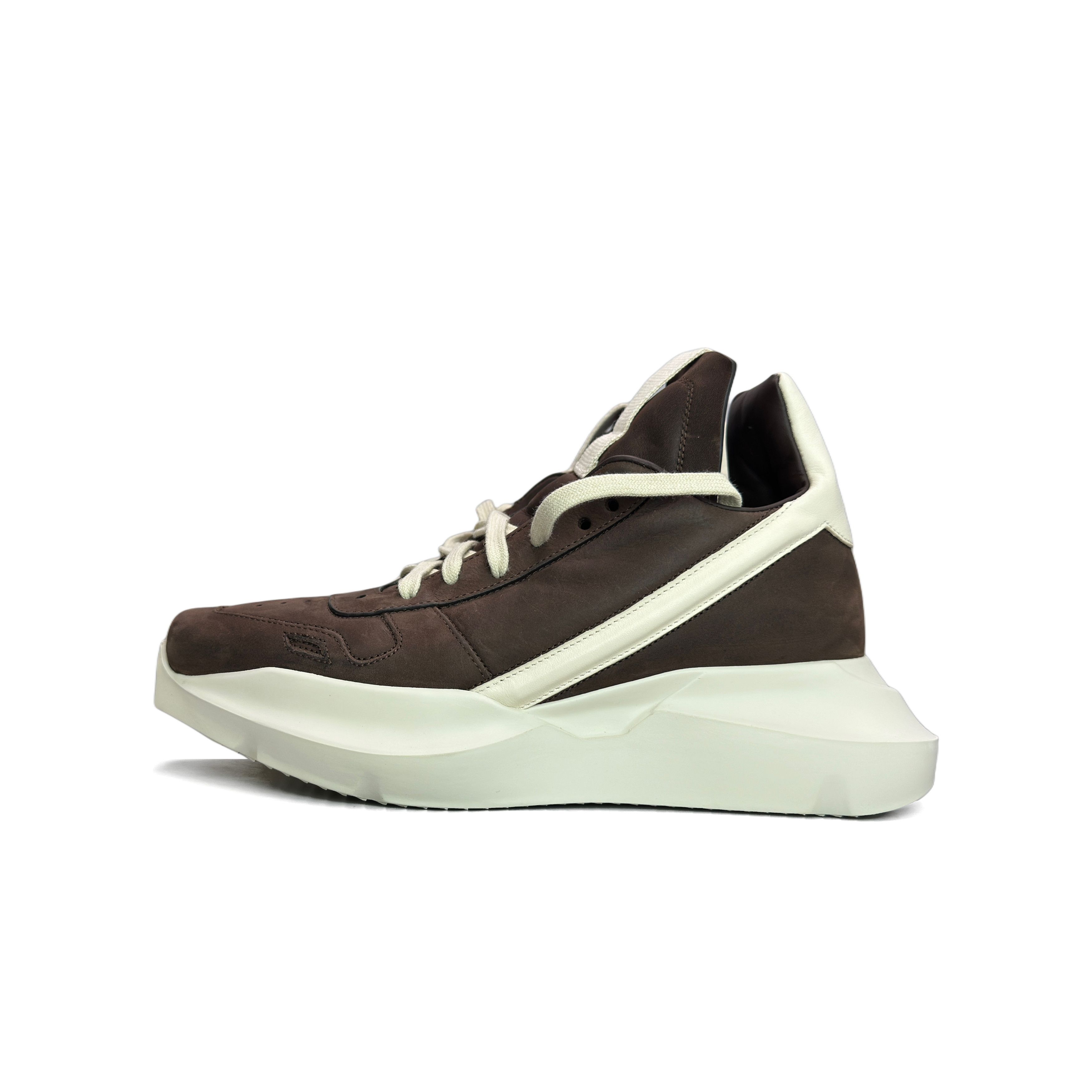 Rick Owens Rick Owens Square Toe Leather Sneakers Size 38 Size US 8 / IT 38 - 1 Thumbnail