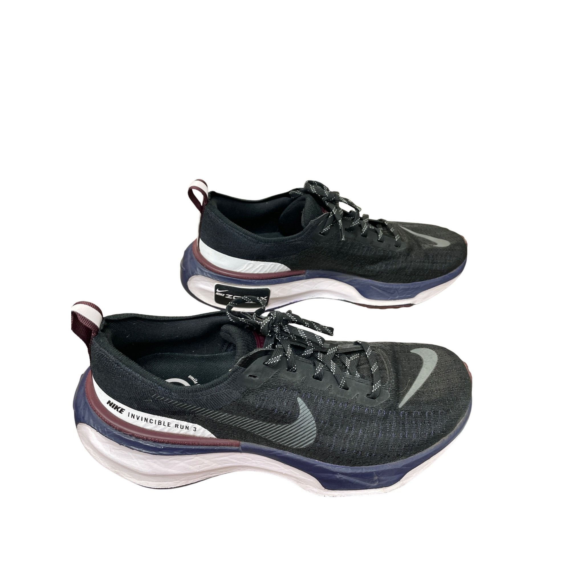 Nike Nike Invincible 3 Womans Black Gray Running Sneakers Sz 11 S Size US 11 / IT 41 - 4 Thumbnail