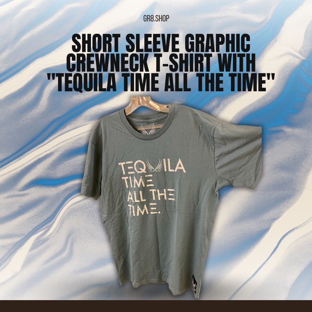 Other Vuelo Tequila Time Graphic Crewneck T-Shirt Short Sleeve Size US L / EU 52-54 / 3 - 1 Thumbnail