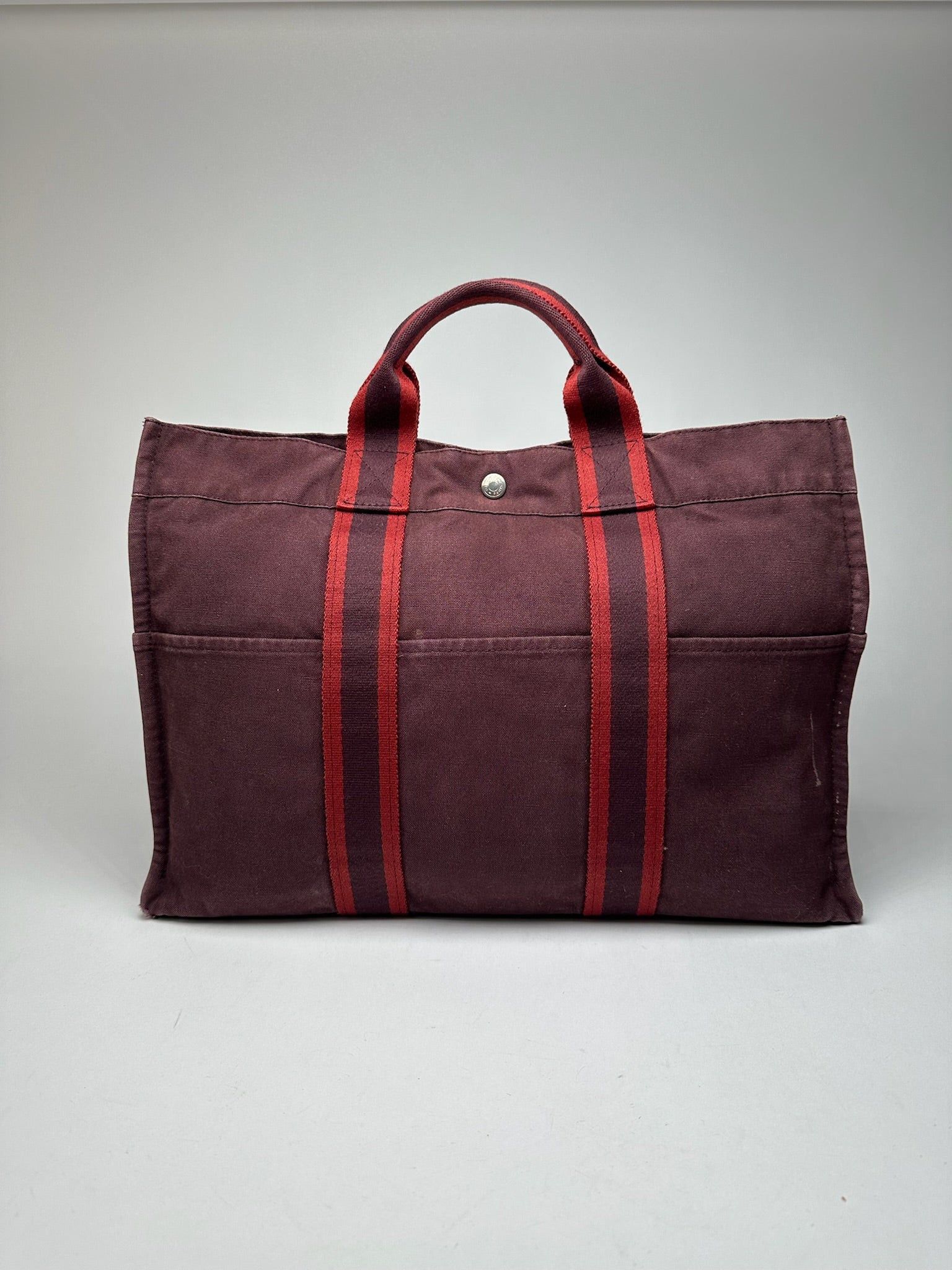Vintage shopper bag purple
