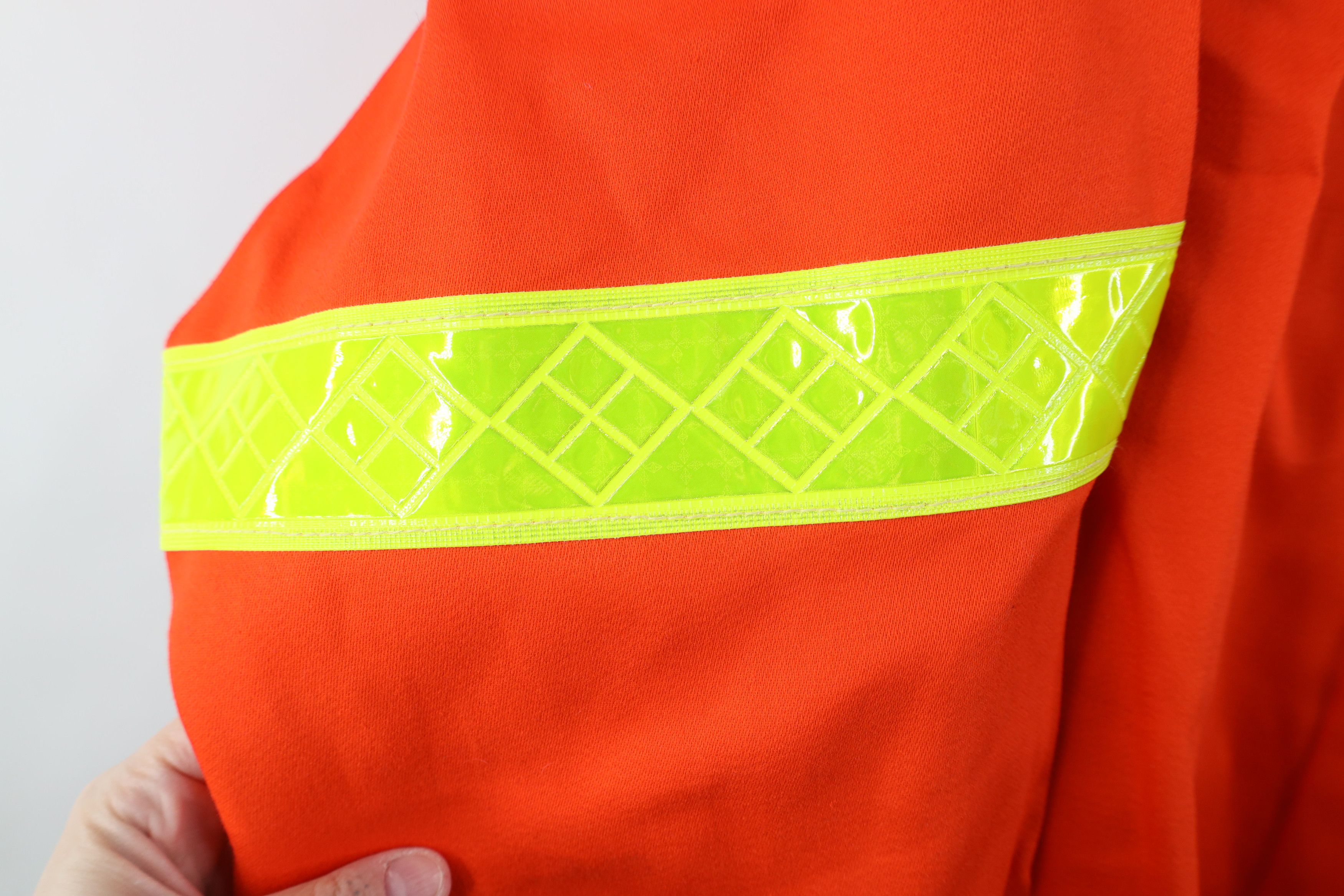 Deadstock Vintage 90s Streetwear Fire Flame Resistant Jacket