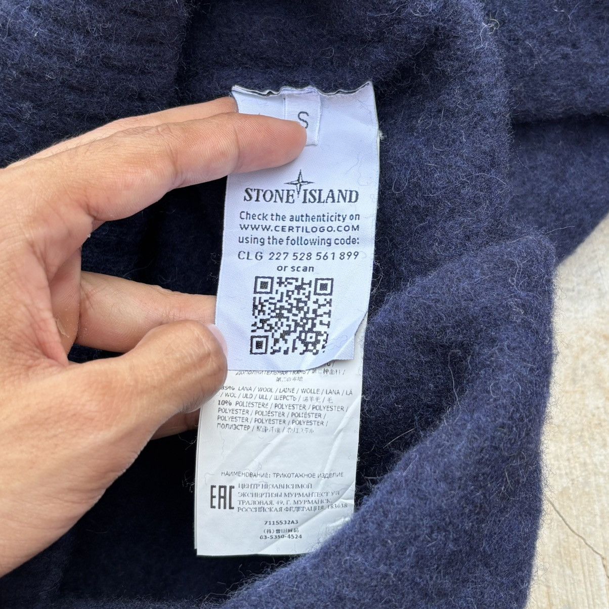 Stone Island Vintage 90s Stone Island Knitwear Sweater Size US S / EU 44-46 / 1 - 8 Thumbnail