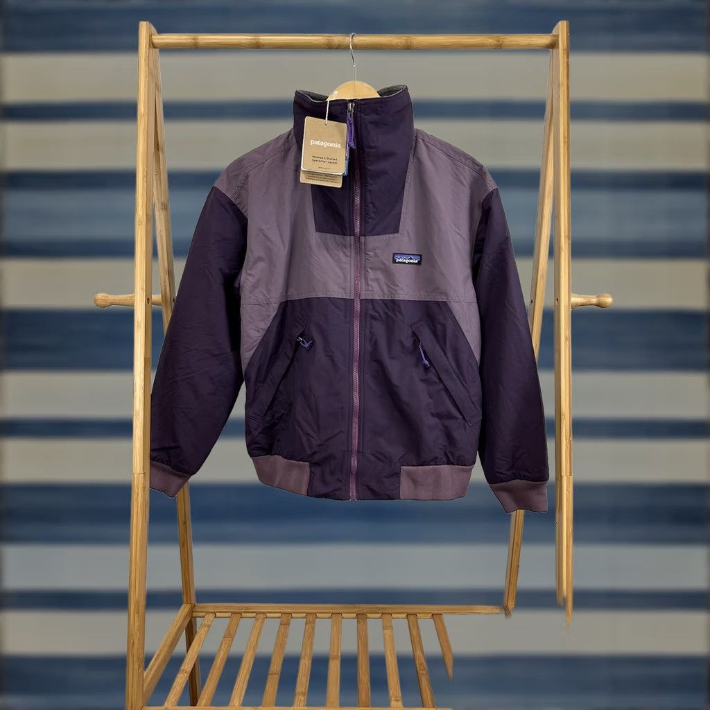 Patagonia VINTAGE NWT Patagonia Women's Shelled Synchilla Piton Purple Bomber Jacket S Size S / US 4 / IT 40 - 1 Thumbnail