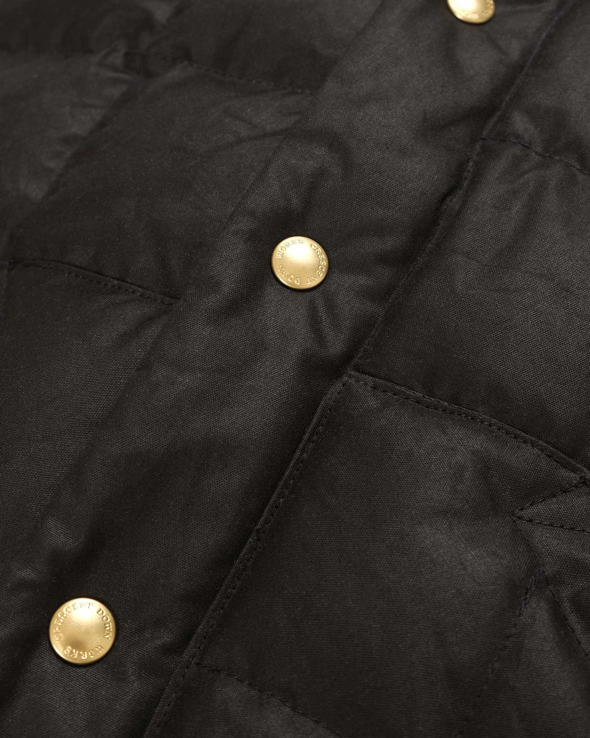 Crescent Down Works NXNW BOX QUILT VEST – WAXED COTTON - LIMITED EDITION Size US S / EU 44-46 / 1 - 4 Thumbnail