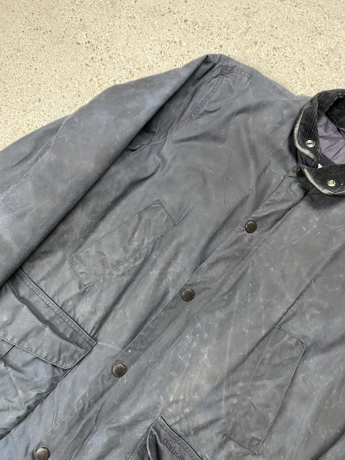 Barbour Barbour trench jacket coat navy waxed Size US XL / EU 56 / 4 - 5 Thumbnail