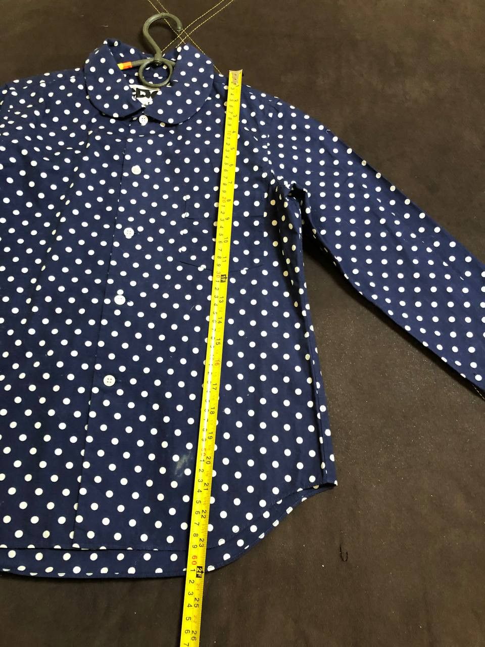 Comme des Garcons CDG Comme Des Garcons Button Up Shirt Polka Dot Blue Size XS / US 0-2 / IT 36-38 - 7 Thumbnail