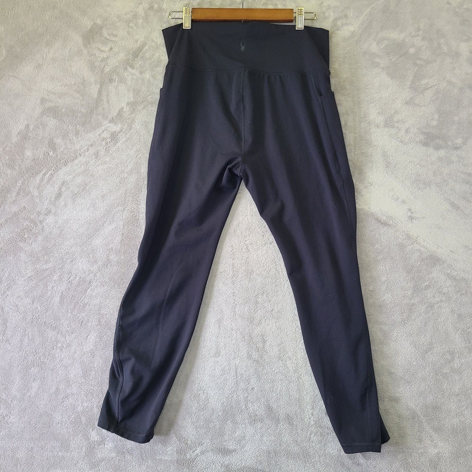 Spyder Spyder Performance Black Leggings Women's XXL - 30"W, 24"L Size 30" / US 8 / IT 44 - 2 Thumbnail