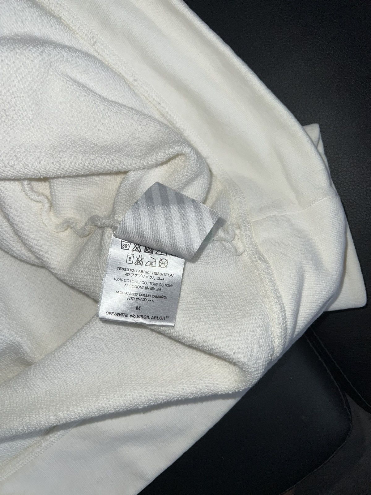Off-White Off-White 2013 Floral Arrows Logo White Crewneck Size US M / EU 48-50 / 2 - 4 Thumbnail