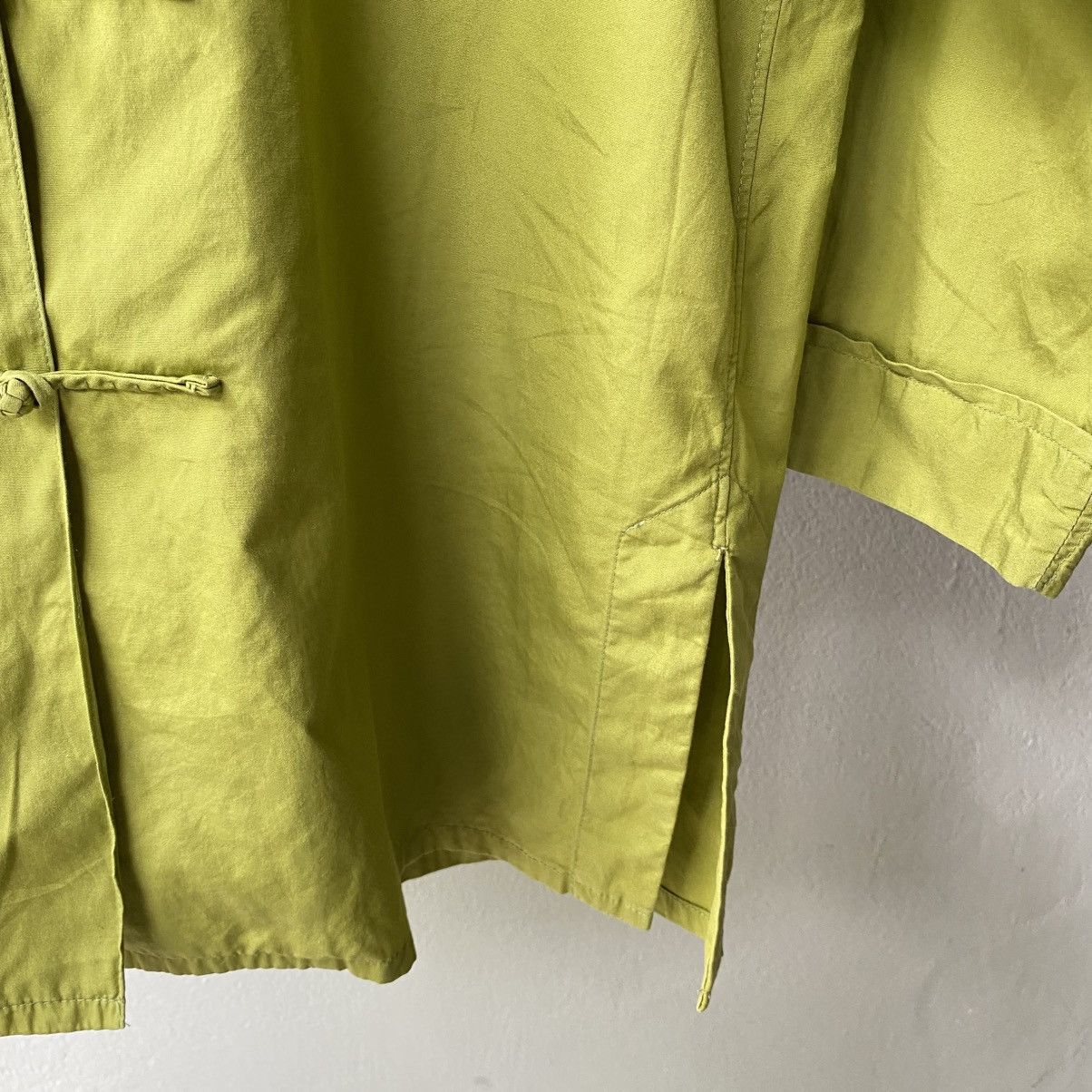 Japanese Brand POWDER Mandarin Chinese Style Green Shirt Size M / US 6-8 / IT 42-44 - 20 Thumbnail