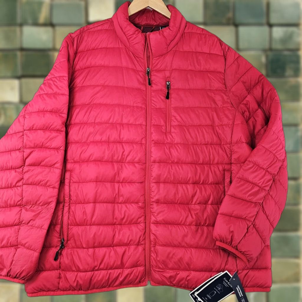 Club Room Club Room Jacket Mens 2XL Red Lightweight Packable Puffer Water Resistant Warm Size US XXL / EU 58 / 5 - 1 Thumbnail