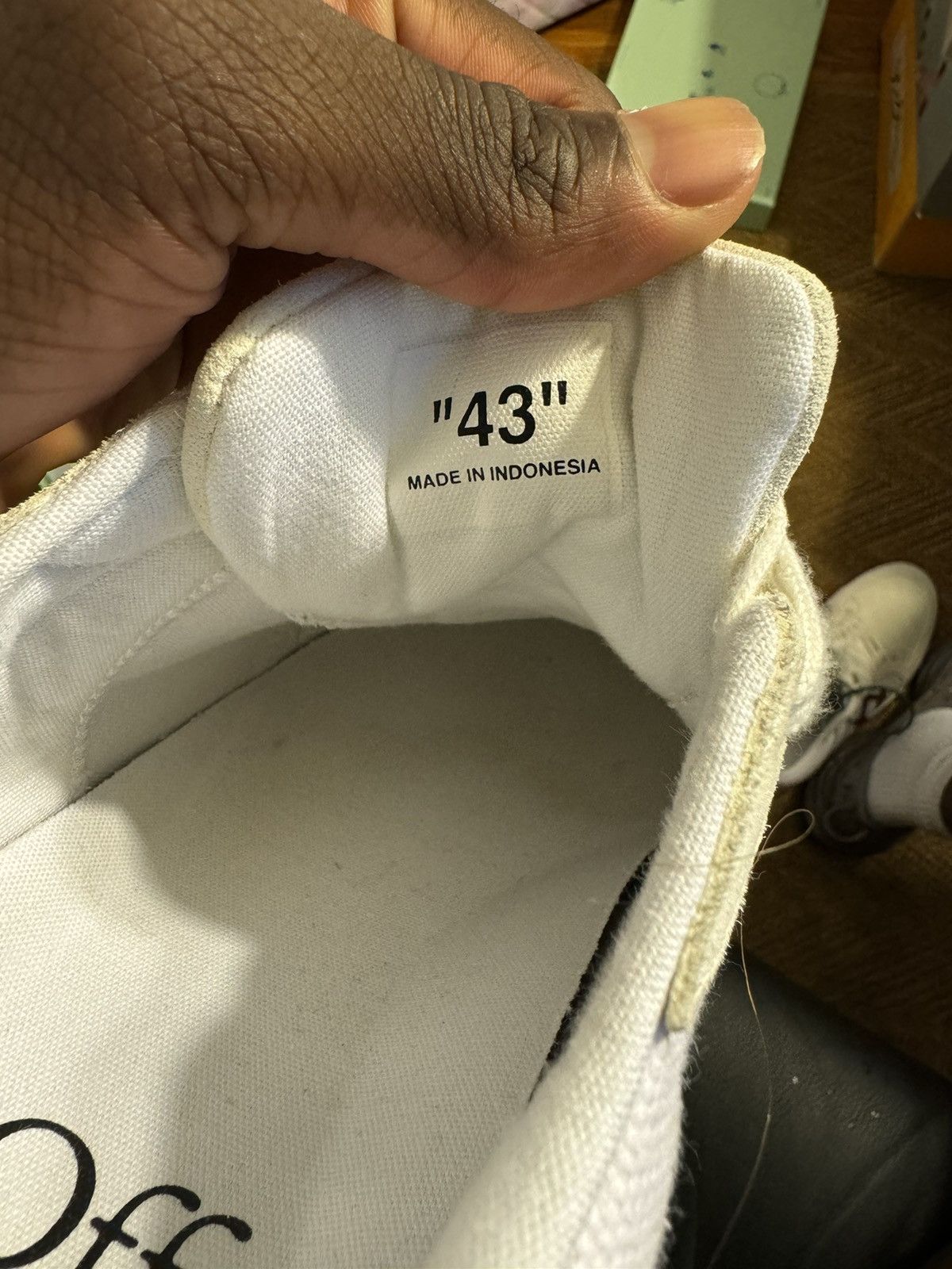 Off-White Off white vulcanized low sneakers Size US 10.5 / EU 43-44 - 6 Thumbnail