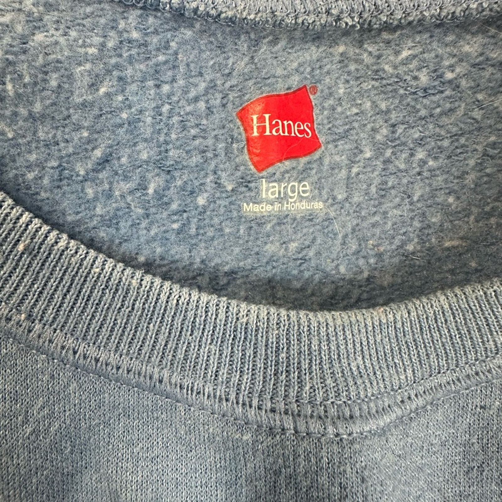 Hanes Vintage 80’s Hanes Sweatshirt Size L / US 10 / IT 46 - 3 Thumbnail