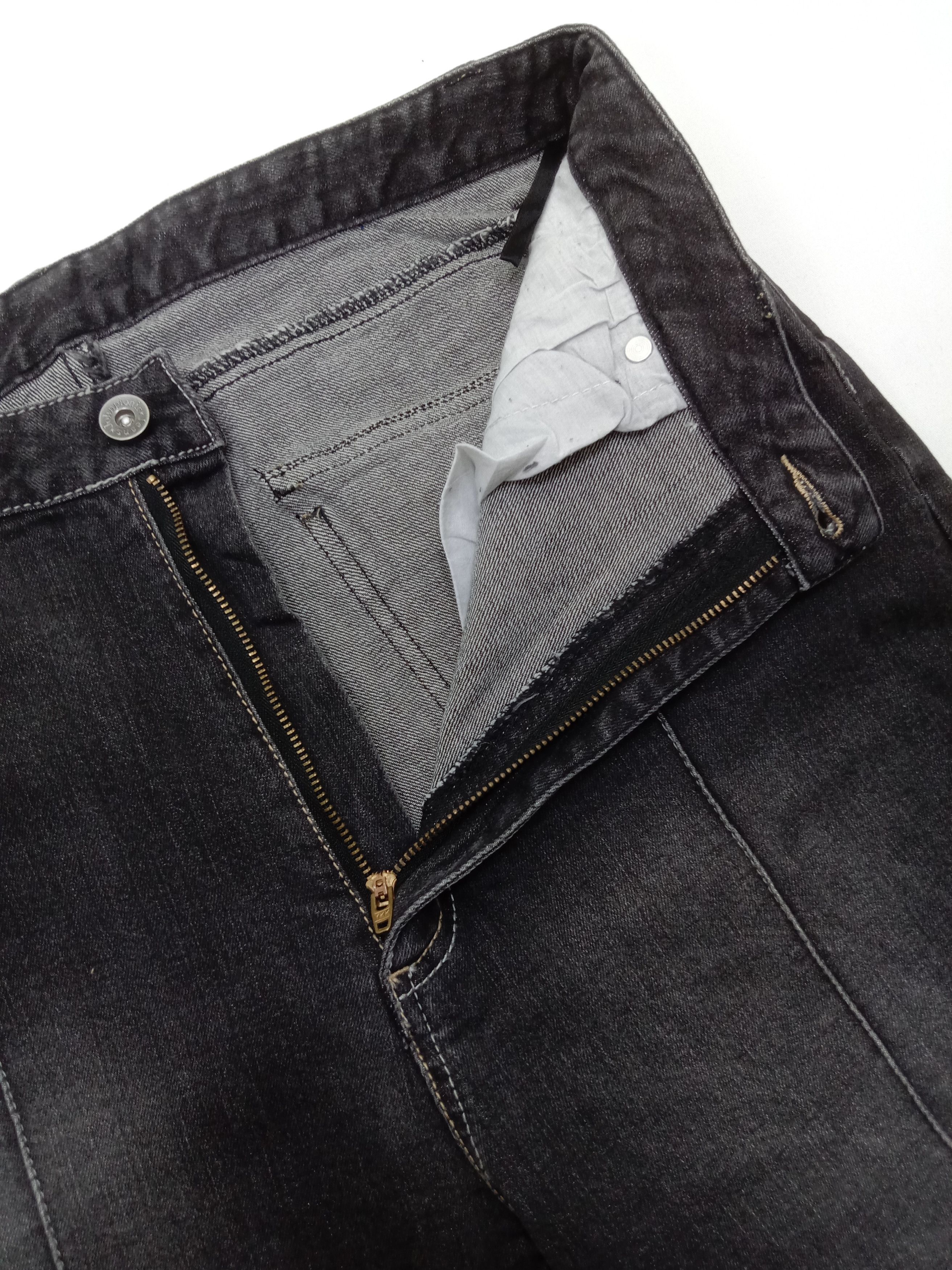 Vintage Flare Jeans Johnpionir Faded Black Bell Bottom Denim