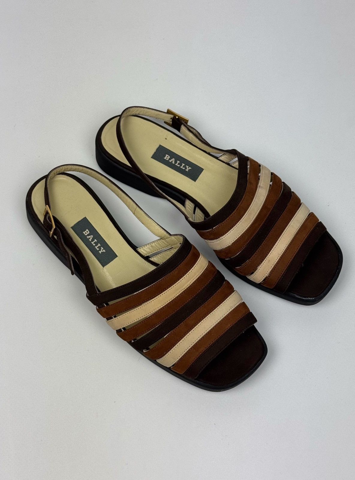 Bally Vintage Bally Charme Summer Women’s Sandals Size US 9 / IT 39 - 2 Thumbnail