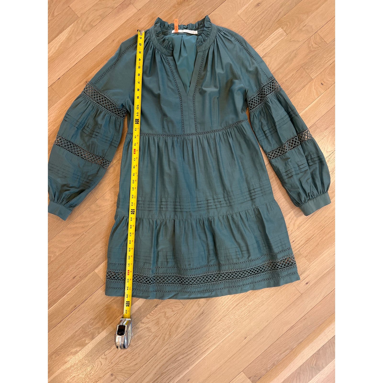 Marie Oliver Marie Oliver Sheridan dress in Sage (Sz S) Size S / US 4 / IT 40 - 4 Thumbnail